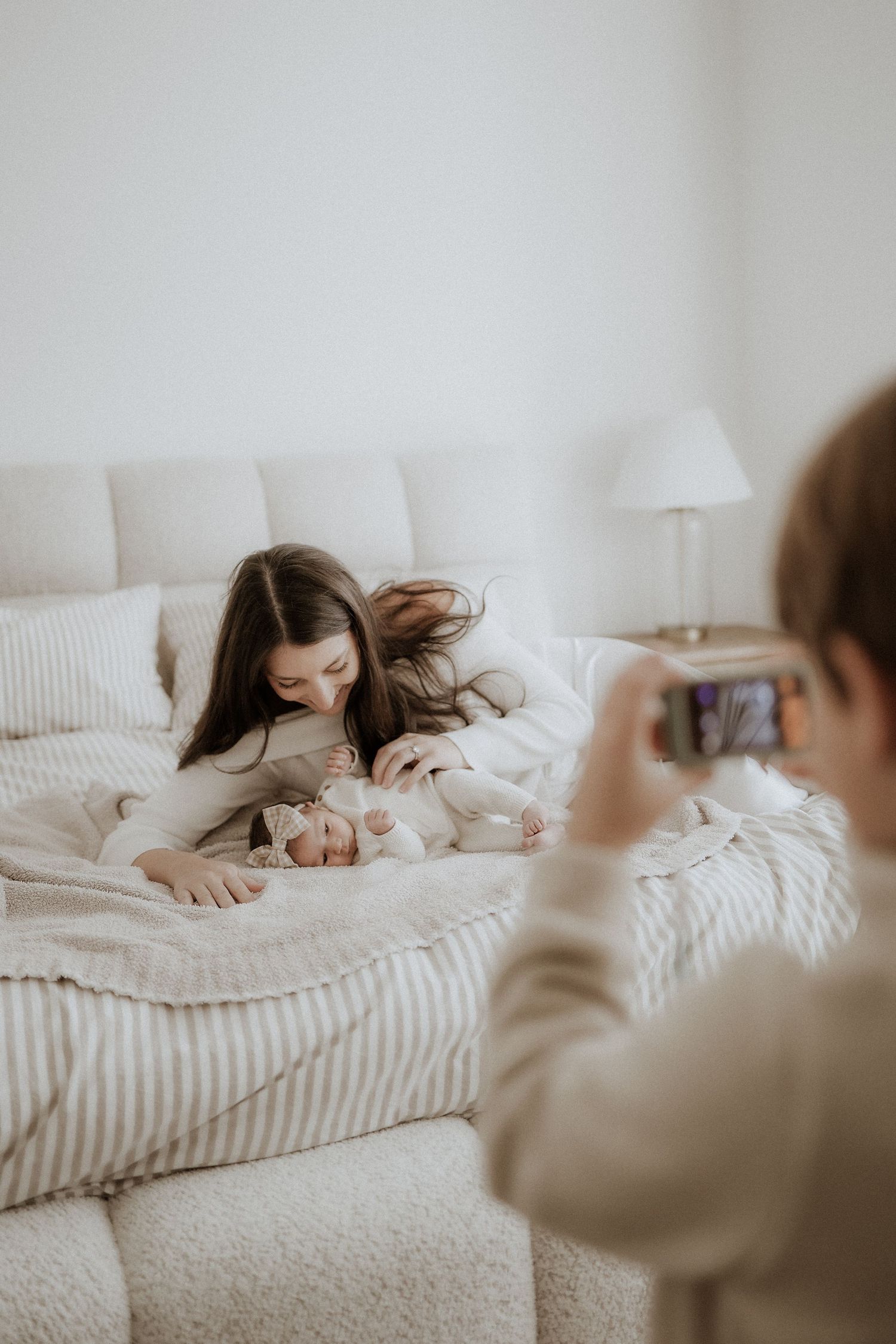 lifestyle newborn photograph in-home