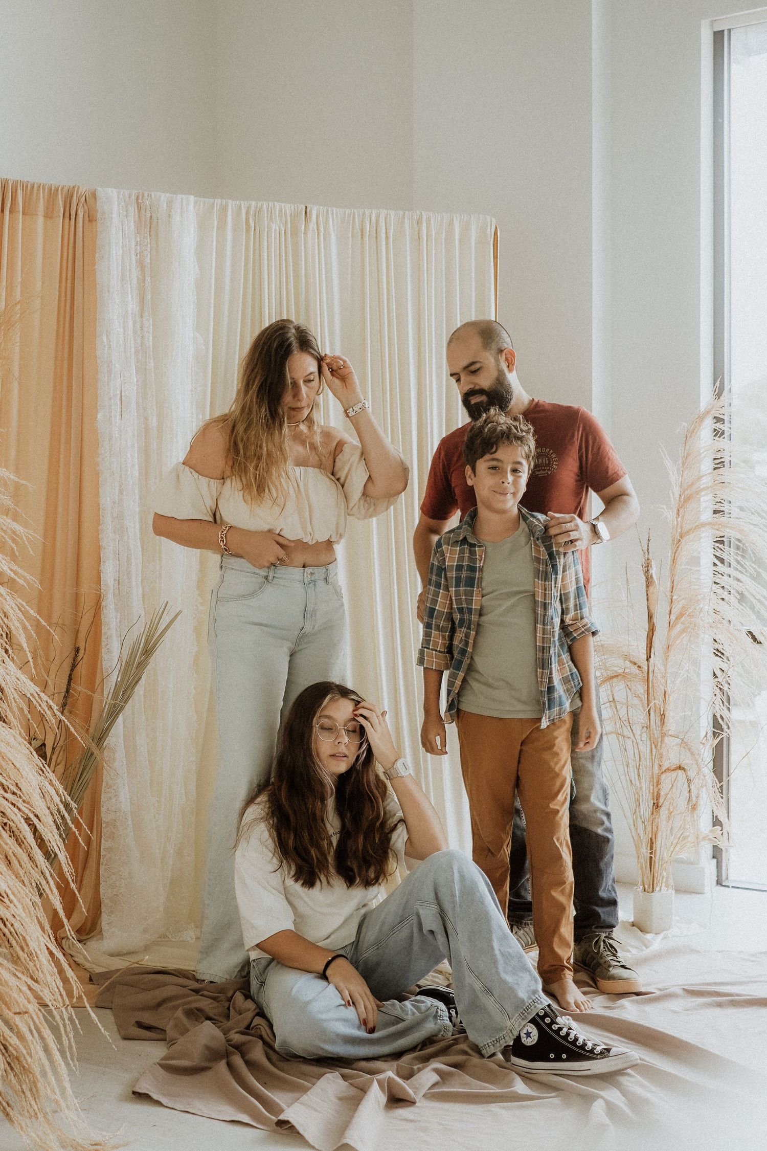 family picture, in-studio