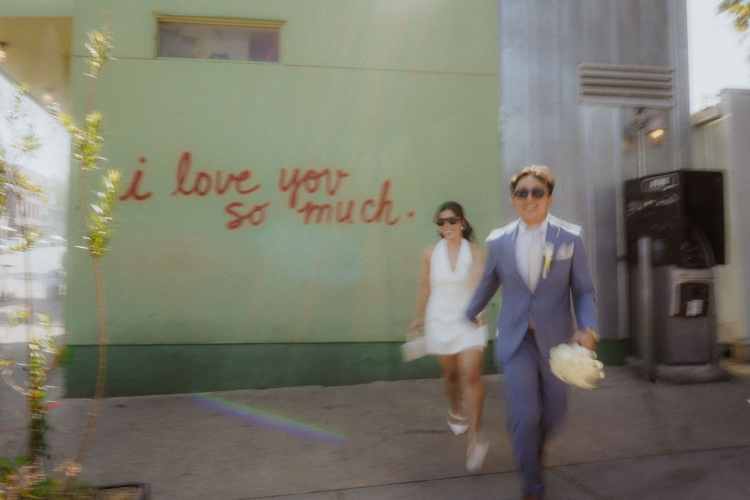 couple, wedding, photoshoot, i love you so much austin mural south congress