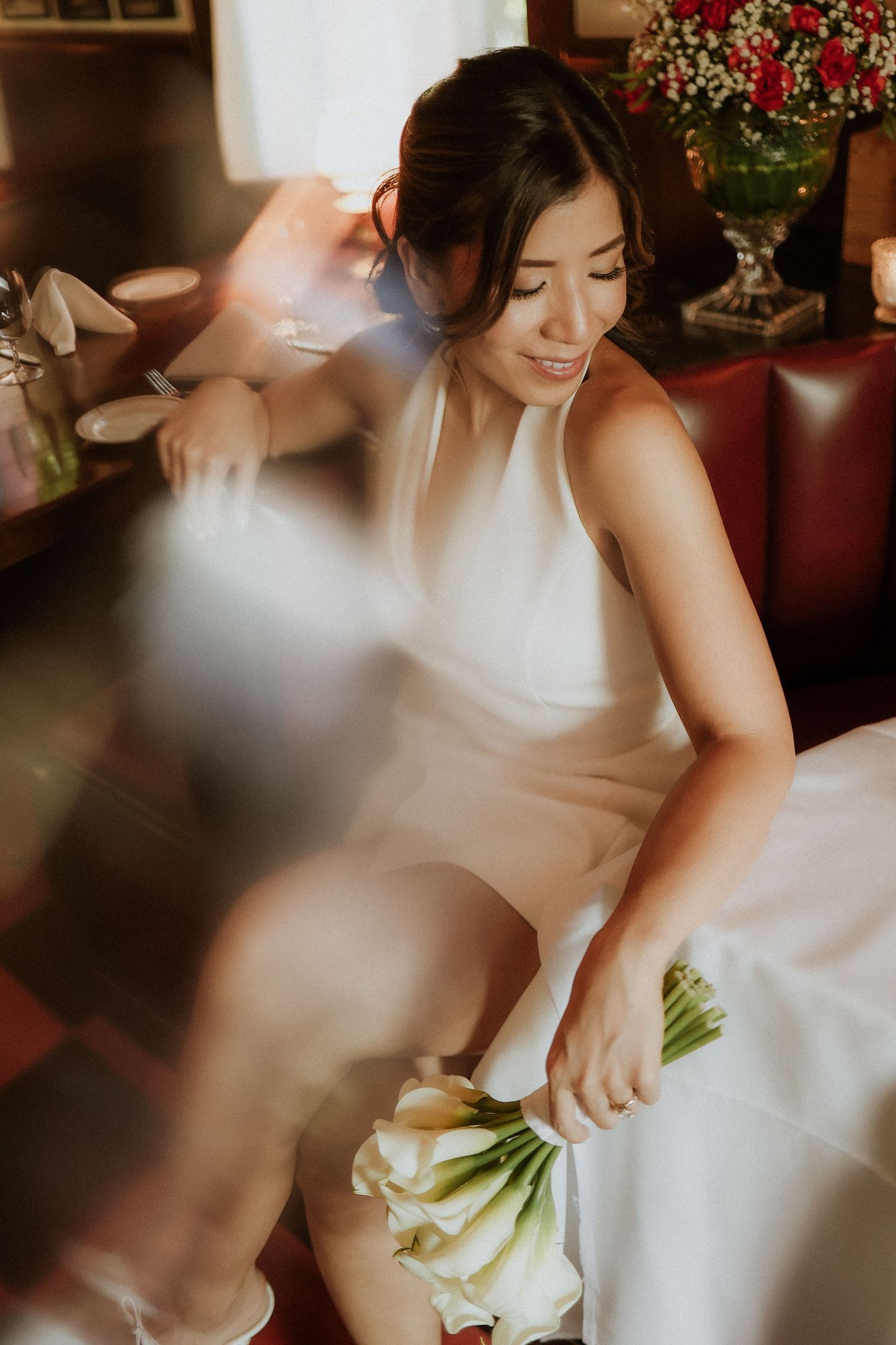 bride portrait,  italian restaurant in austin, tx
