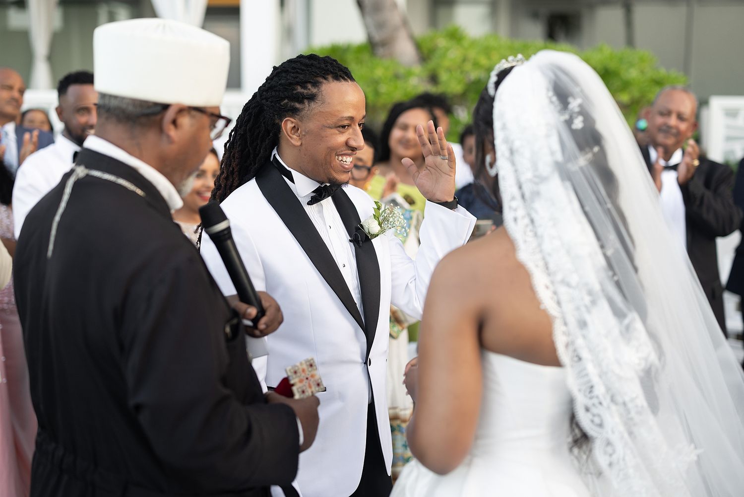 Bride portrait La Concha Resort destination wedding Puerto Rico