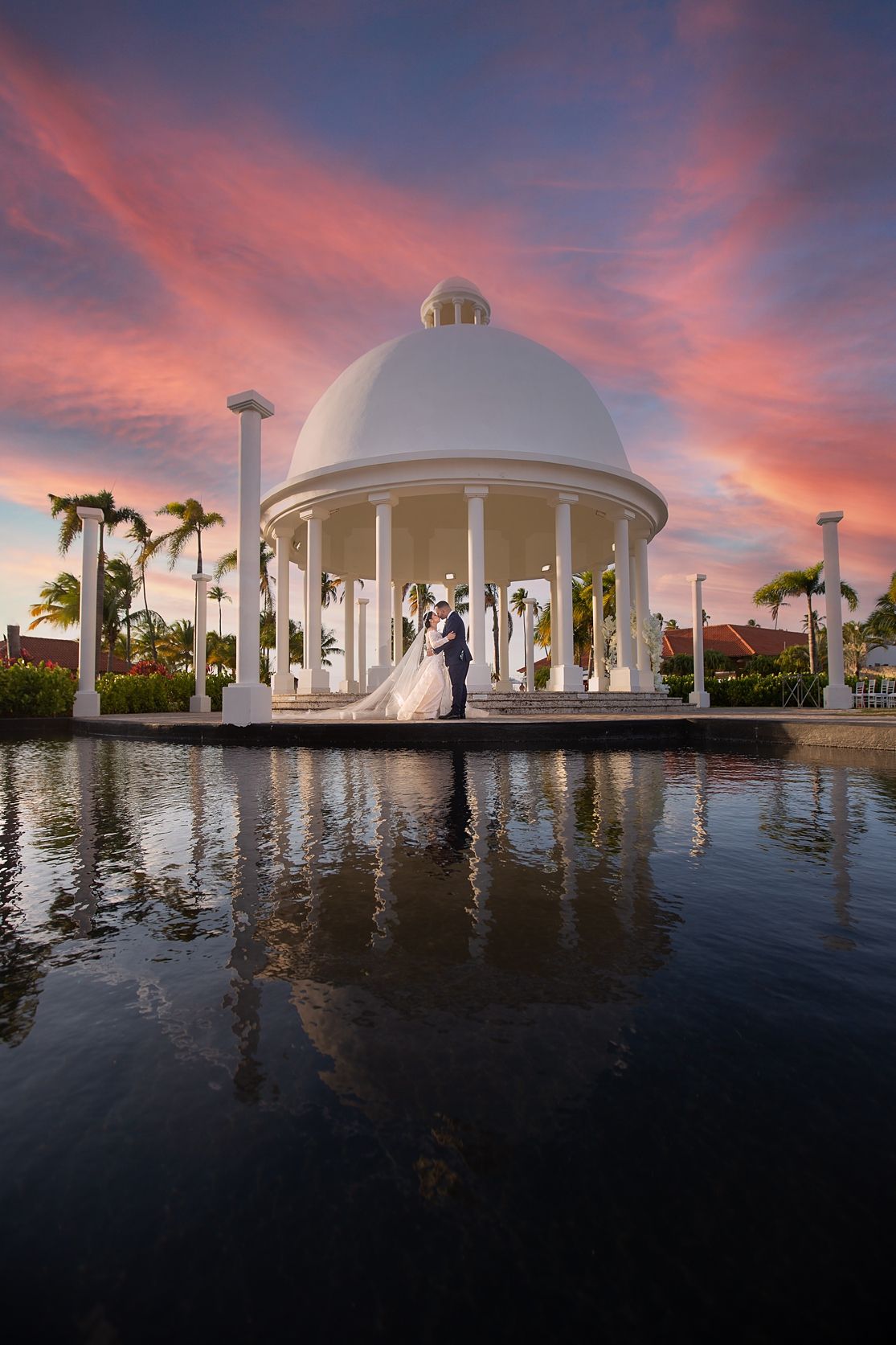 Wedding ceremony at Hyatt Regency Grand Reserve Puerto Rico at sunset — Raymond Vega