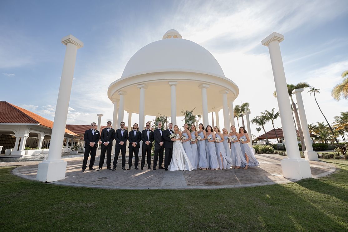 Wedding party at Hyatt Regency Grand Reserve Puerto Rico — destination wedding photography by Raymond Vega