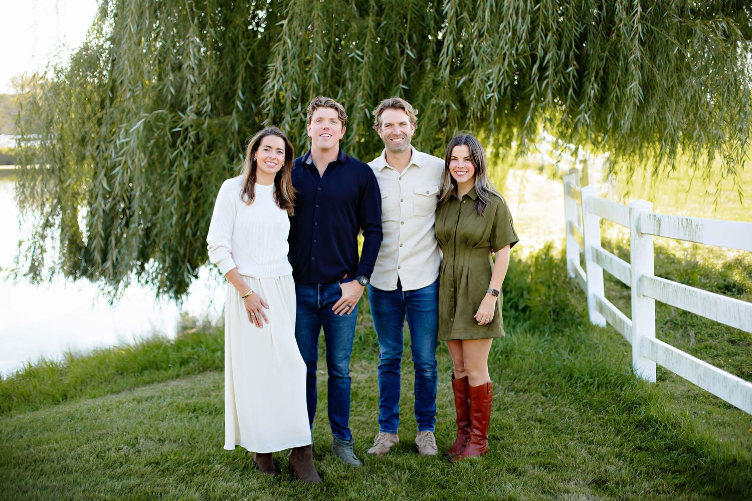 Family photography portraits in Medina, Minnesota by Willow & Wren Photography.