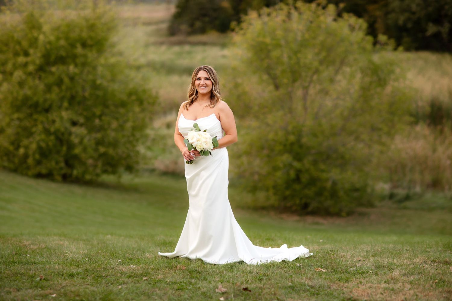New bride. Victoria, Minnesota Wedding Photography  by Willow & Wren Photography.  Parley Lake Winery wedding.