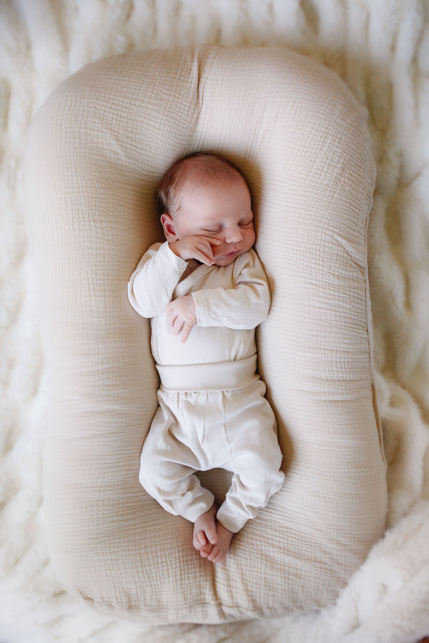 Carver, Minnesota in home newborn photography with Willow & Wren Photography.