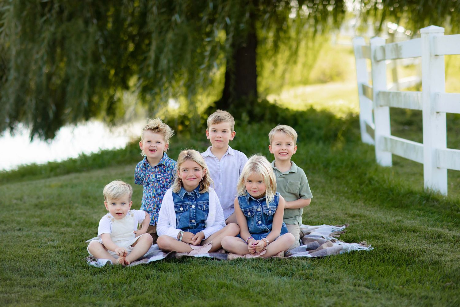 Family photography portraits in Medina, Minnesota by Willow & Wren Photography.