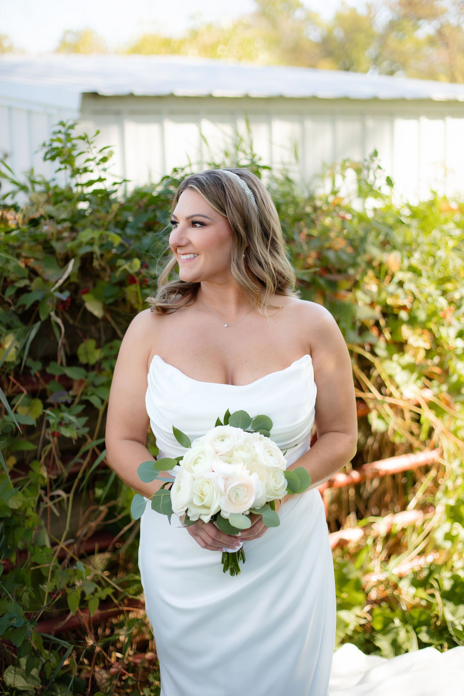 Bride. Victoria, Minnesota Wedding Photography  by Willow & Wren Photography.  Parley Lake Winery wedding.