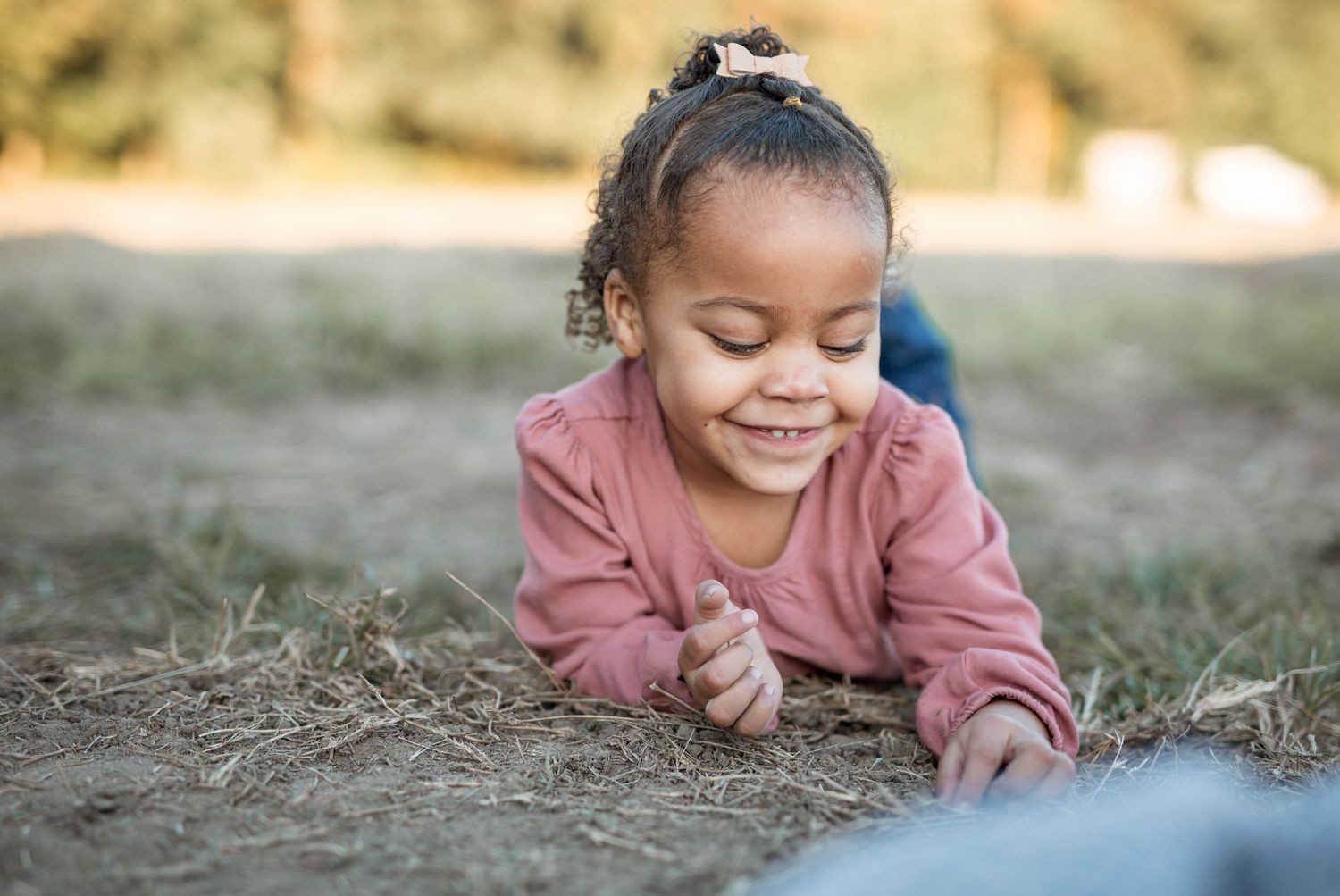 baby girl playing in the dirt delmar delaware sussex county