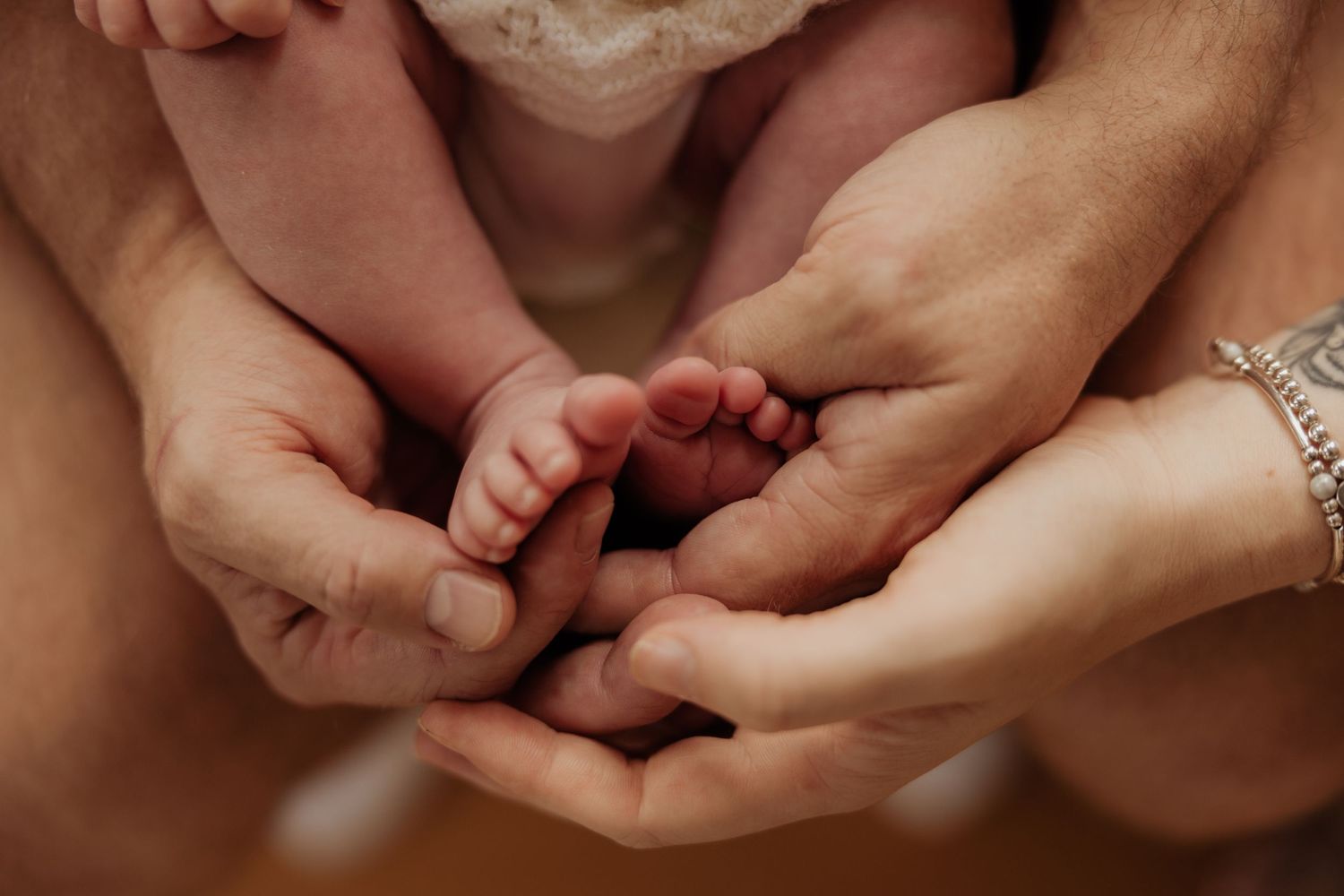 Newborn portrait session