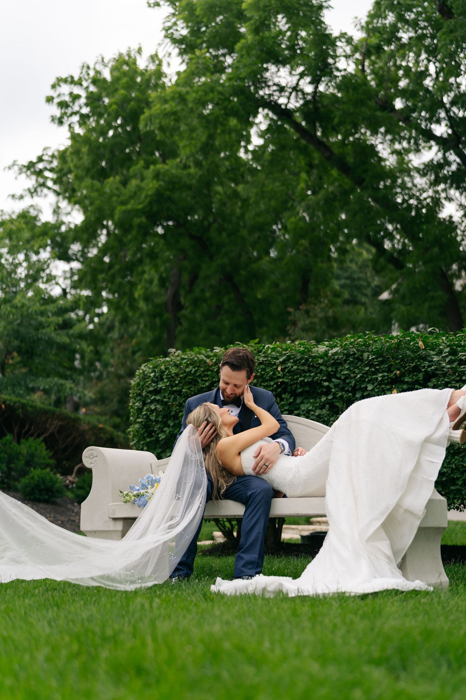 Kansas City Catholic Wedding Photographer Mission Hills Verona Columns Wedding Portraits