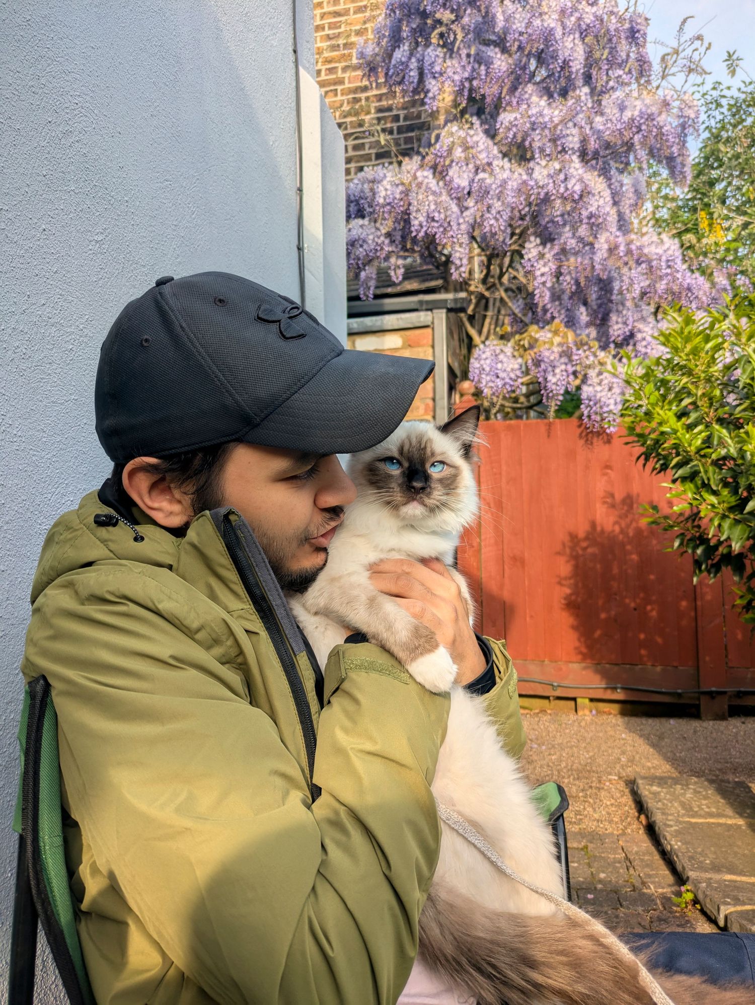Me and Homer (My cat)
