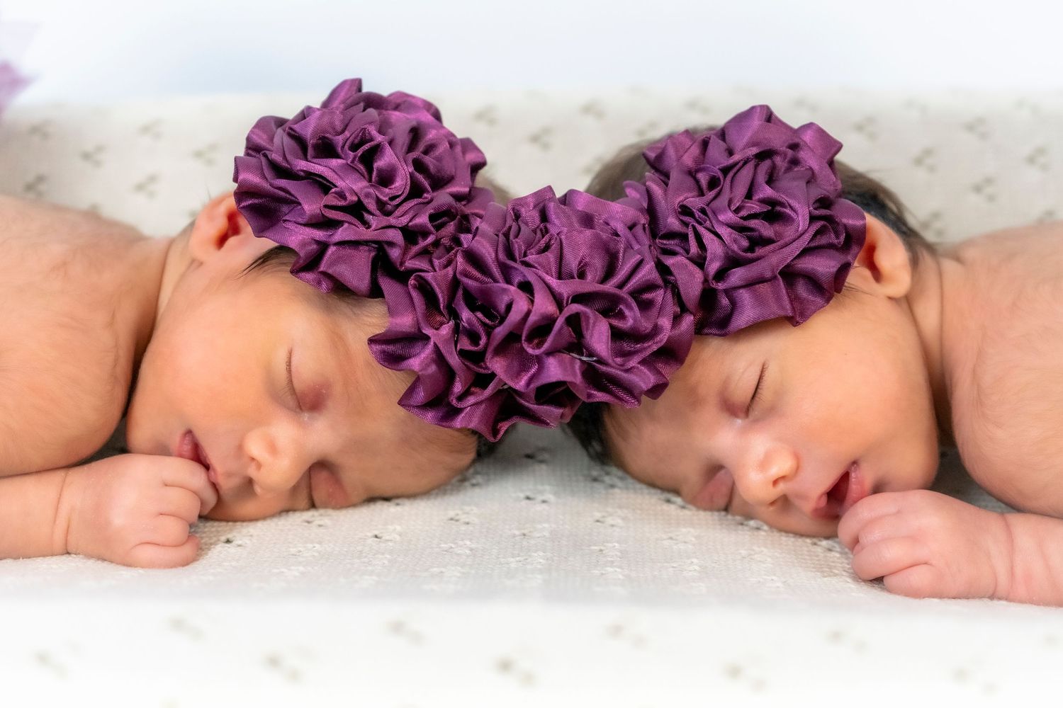 Newborn baby in natural light lifestyle photography session