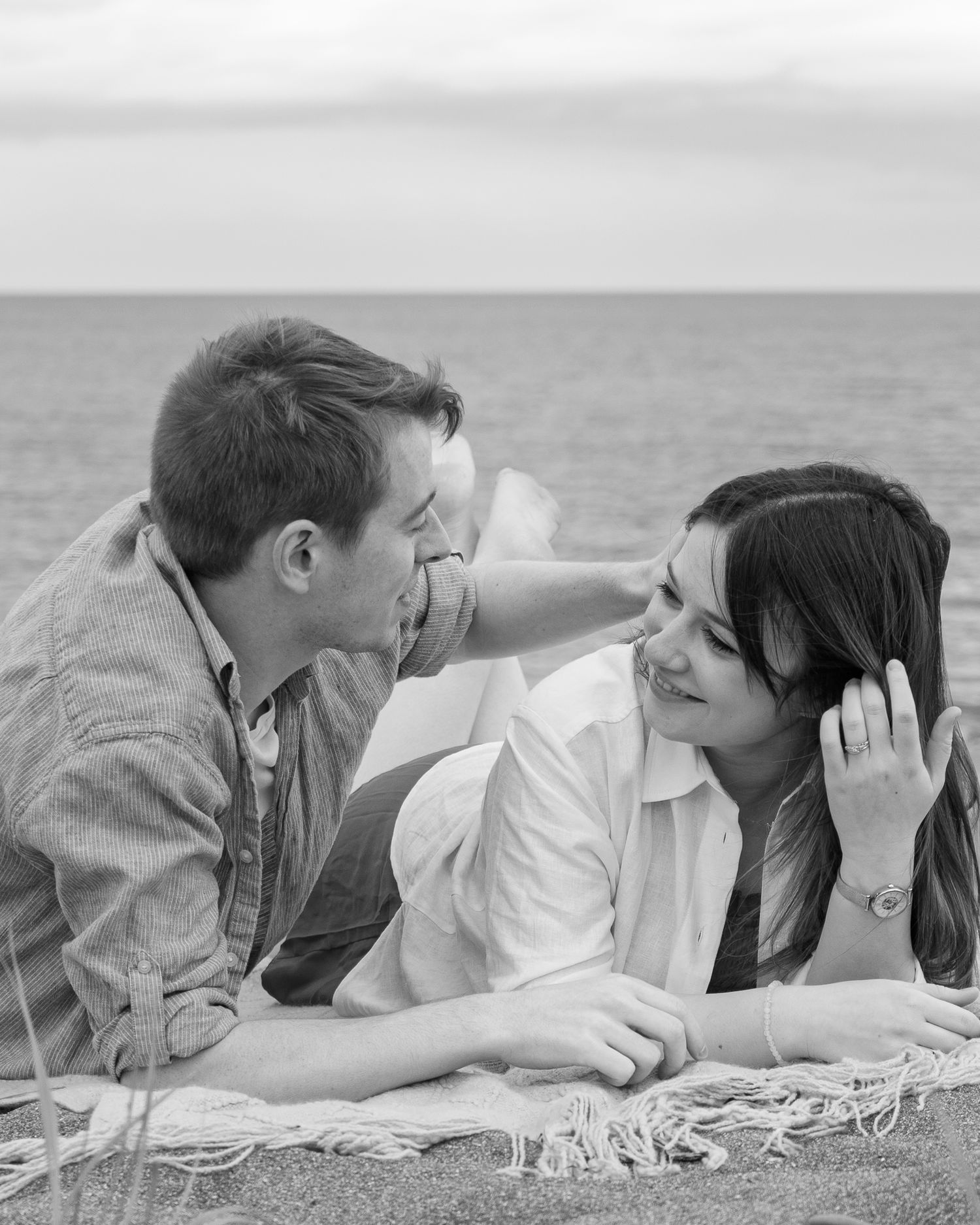 Lifestyle couples photoshoot in Kitchener Ontario outdoors