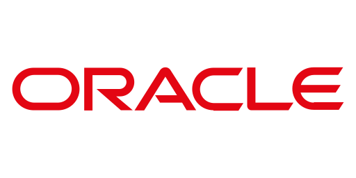 The red Oracle company logo displayed in a simple, bold sans-serif typeface on a white background.