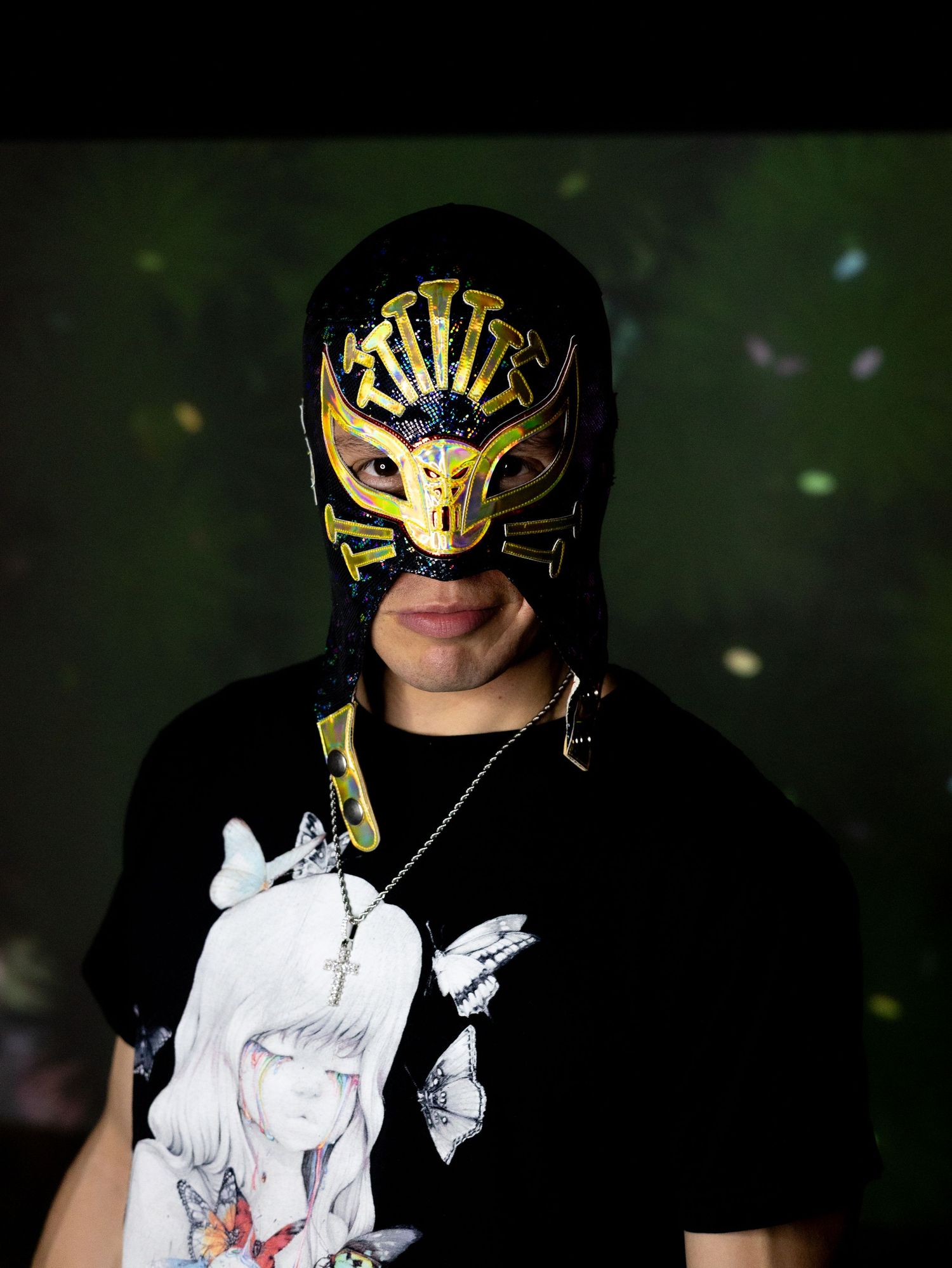 man in a mask