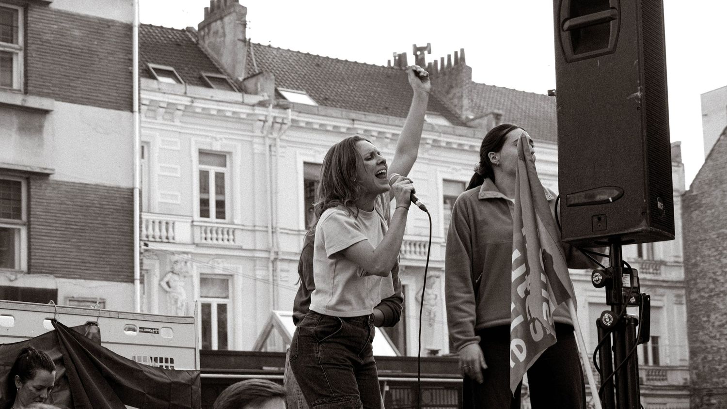 photo prise lors de la manifestation pour la journée du droit des femmes le 8 mars 2026 à Lille.