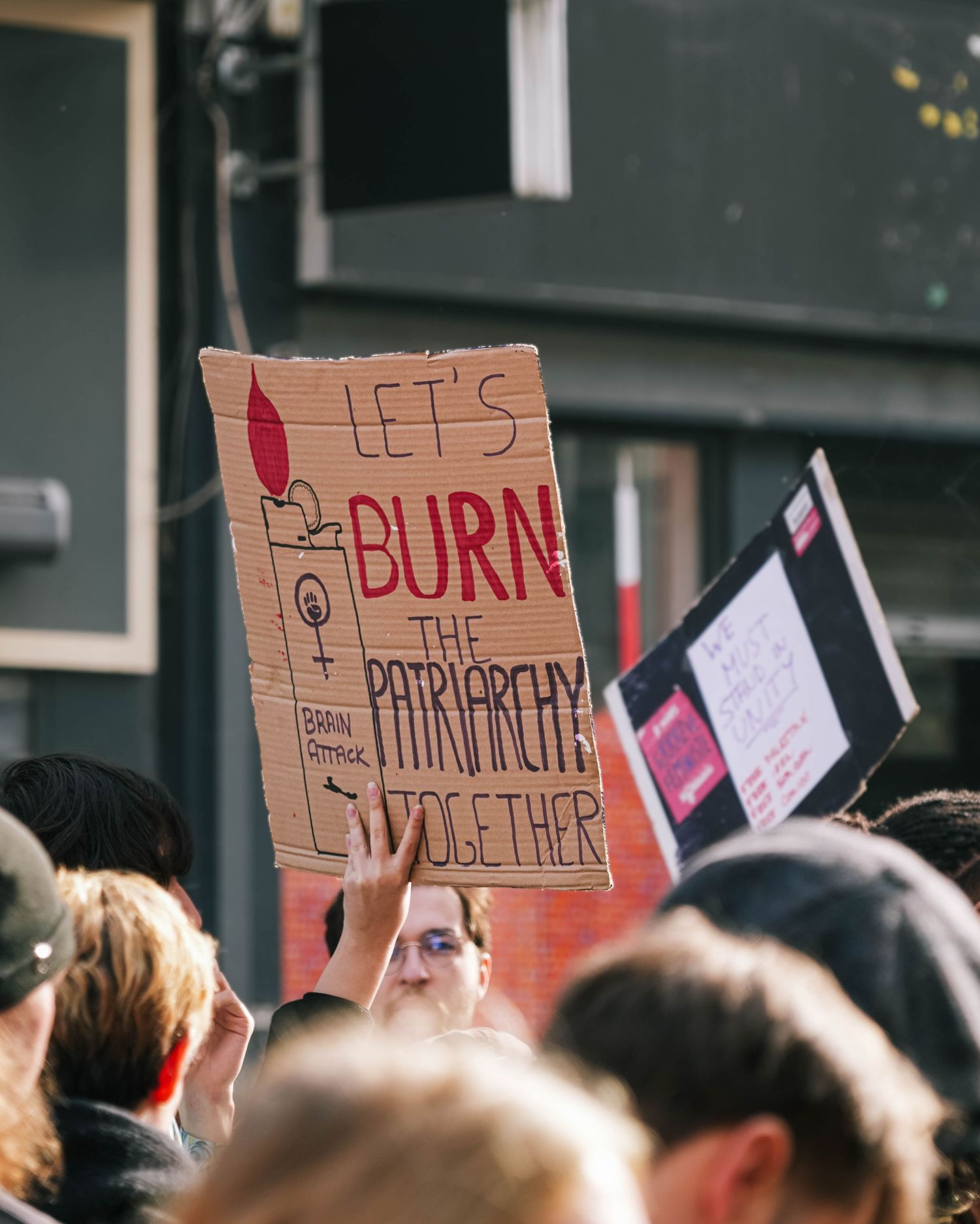 photo prise lors de la manifestation pour la journée du droit des femmes le 8 mars 2026 à Lille.