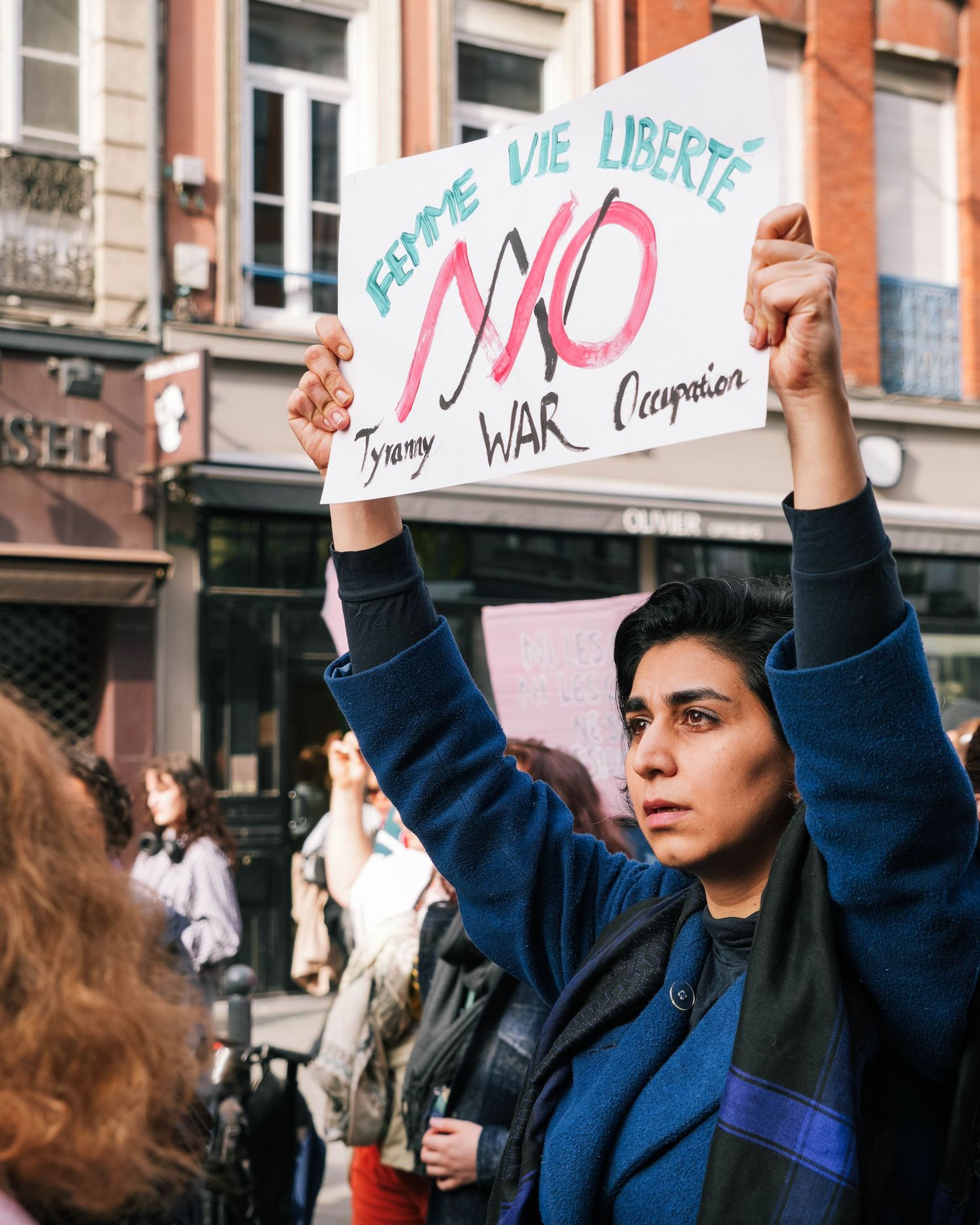 photo prise lors de la manifestation pour la journée du droit des femmes le 8 mars 2026 à Lille.