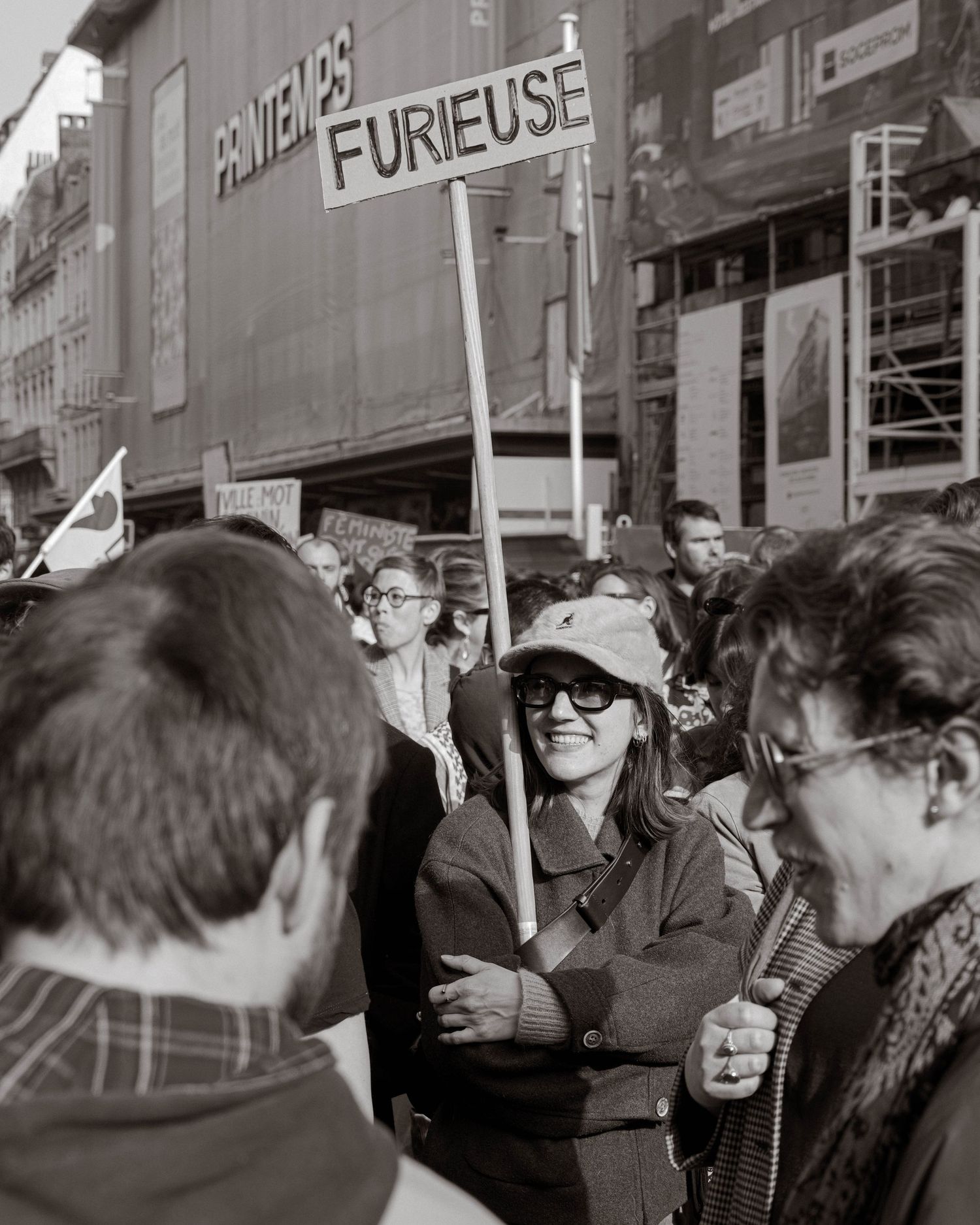 photo prise lors de la manifestation pour la journée du droit des femmes le 8 mars 2026 à Lille.