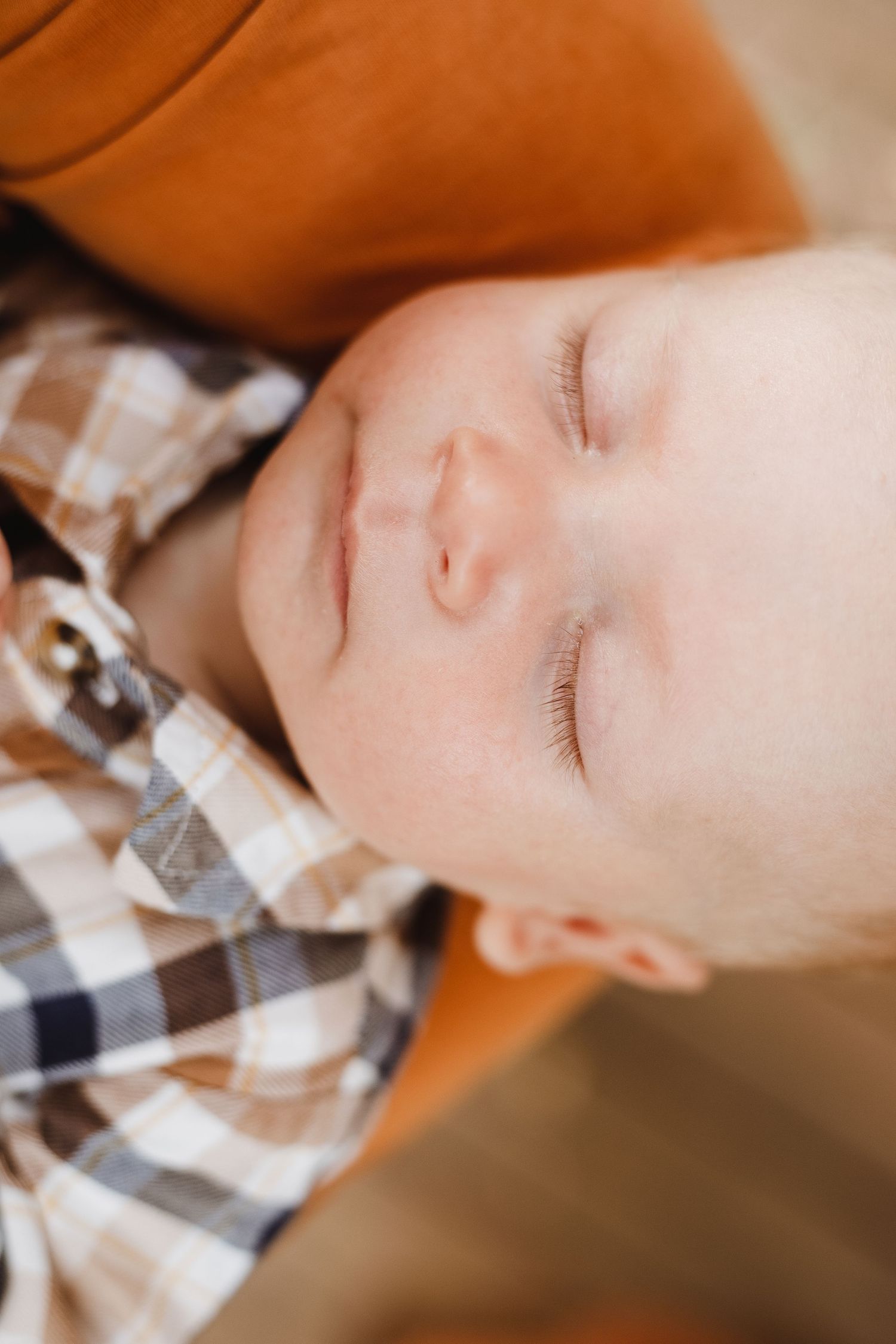 new born close up portrait