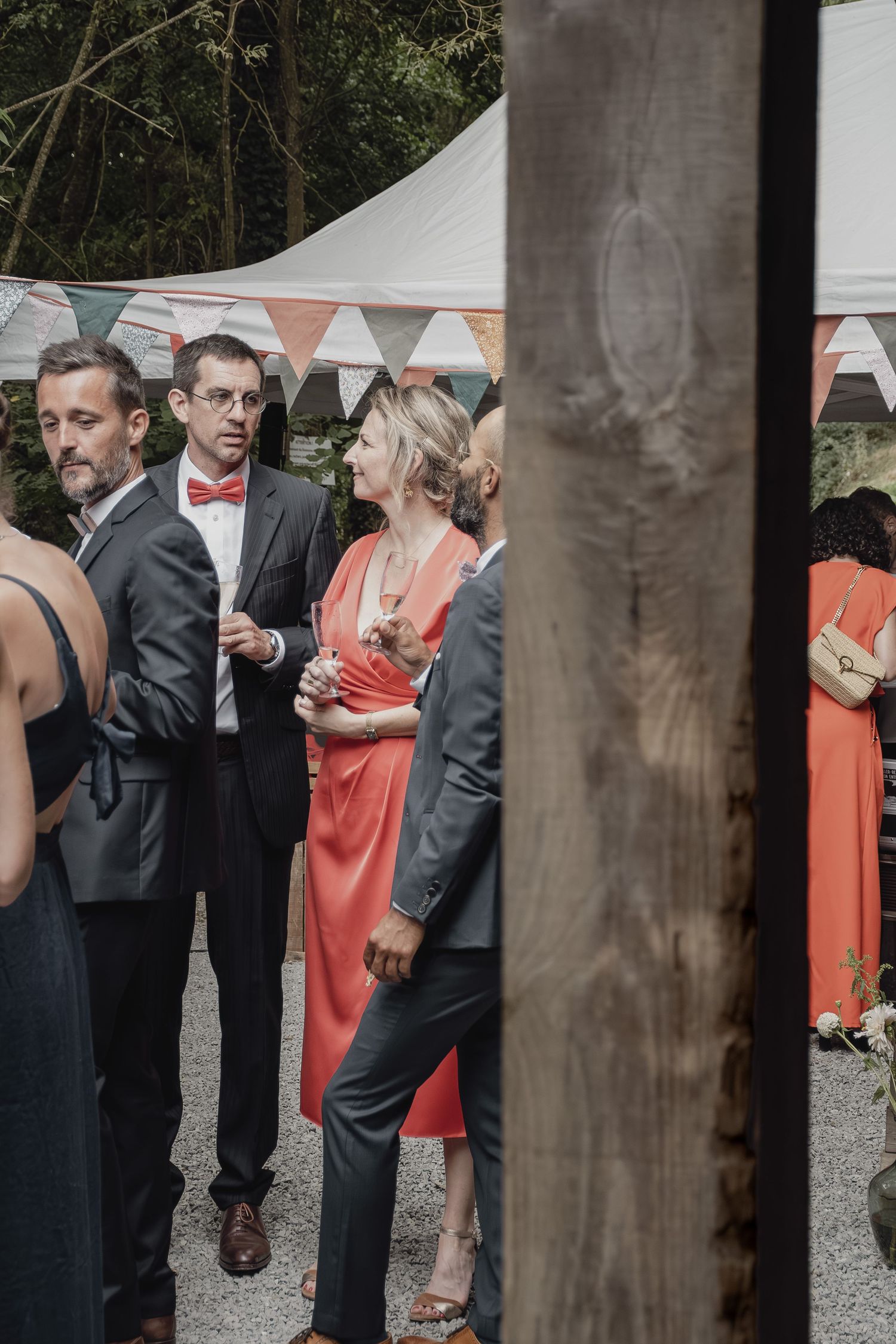 Photographe mariage Le Mans - Vin d'honneur au domaine du Moulin Neuf