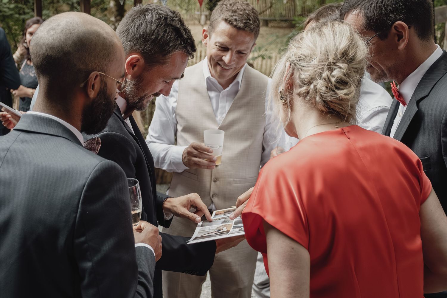 Photographe mariage Le Mans - Vin d'honneur au Domaine du Moulin neuf