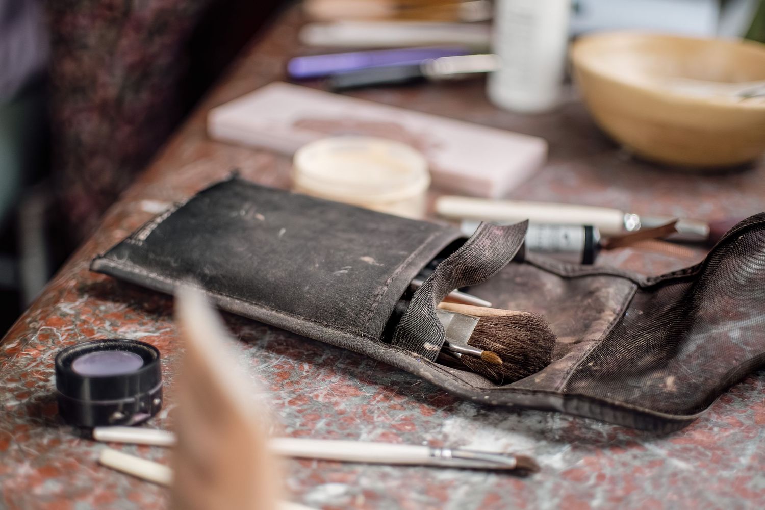 Photographe mariage Le Mans - Maquillage château de Vair