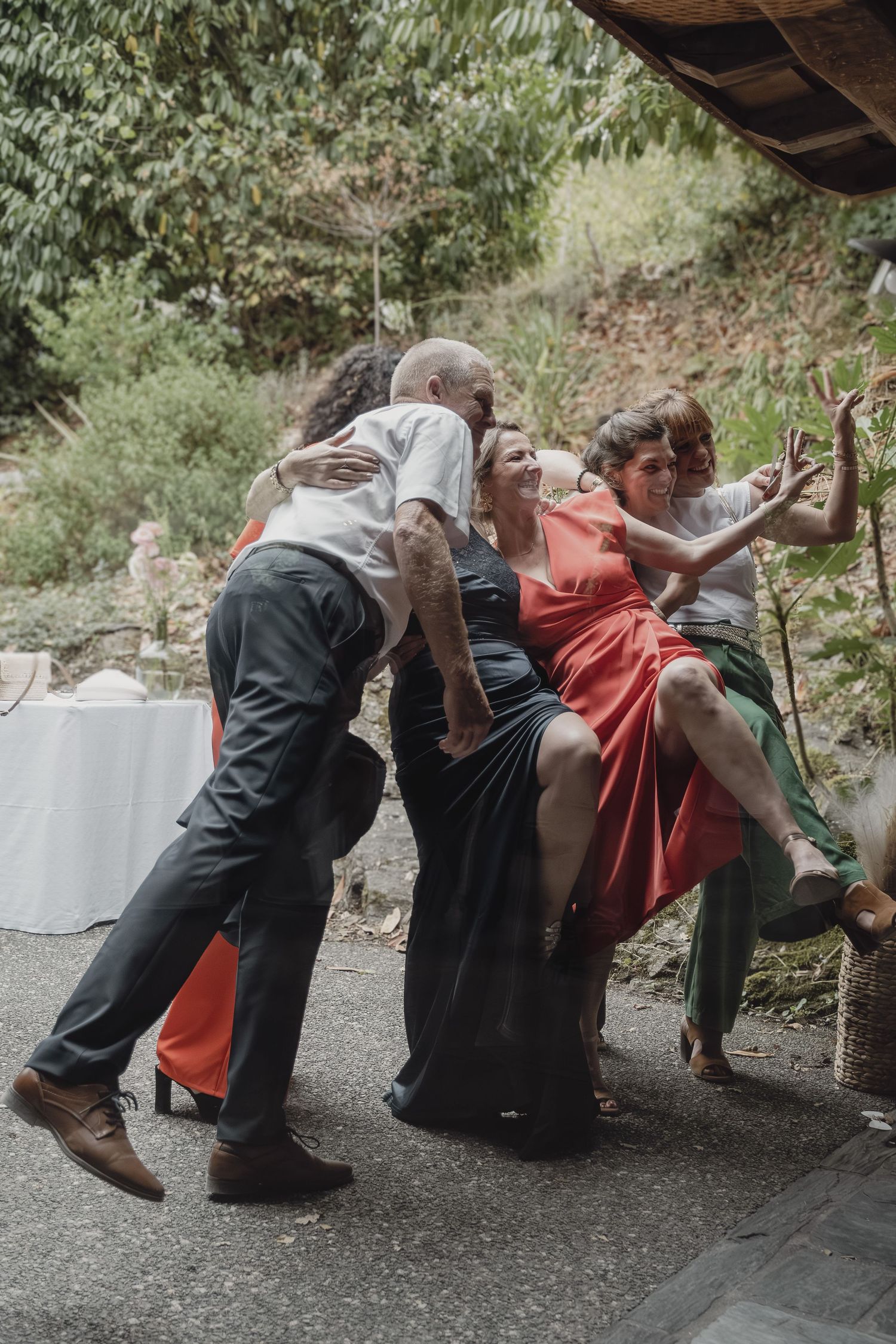 Photographe mariage Le Mans - Vin d'honneur au domaine du Moulin Neuf