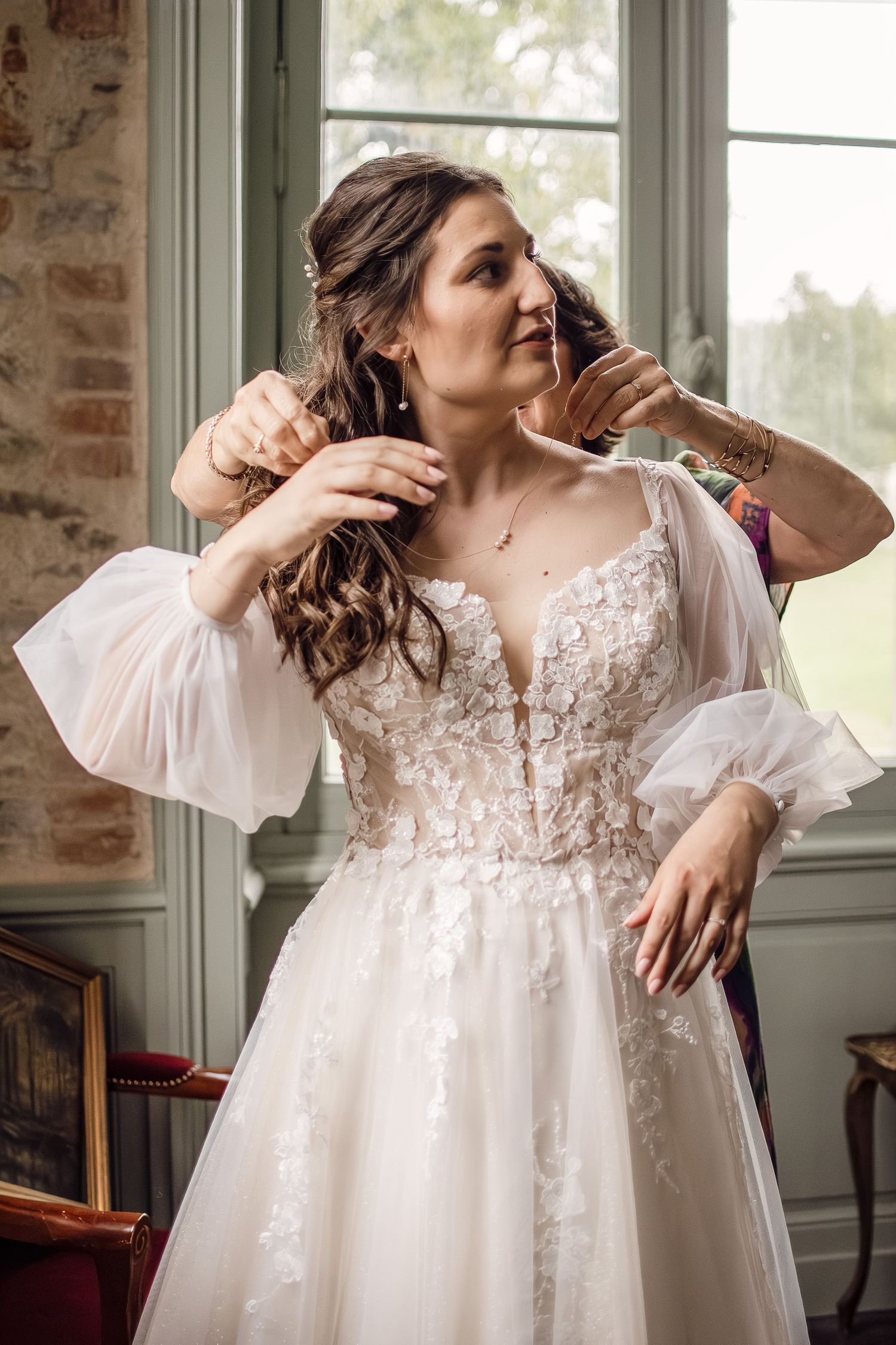 Photographe mariage Le Mans - Préparatifs de la mariée