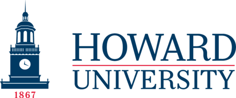 Howard University logo featuring a blue architectural dome element and text showing the institution's founding year 1867.