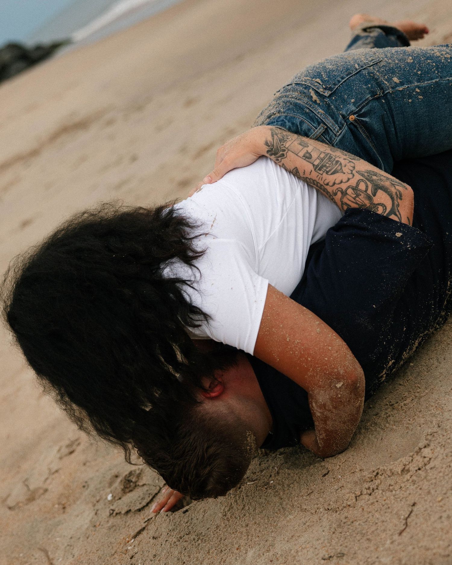 Virginia Beach wedding photographer captures fun engagement session in Virginia Beach