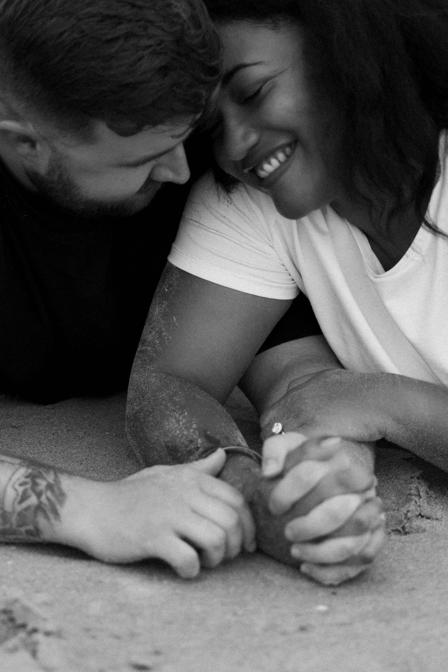 Virginia Beach wedding photographer captures fun engagement session in Virginia Beach