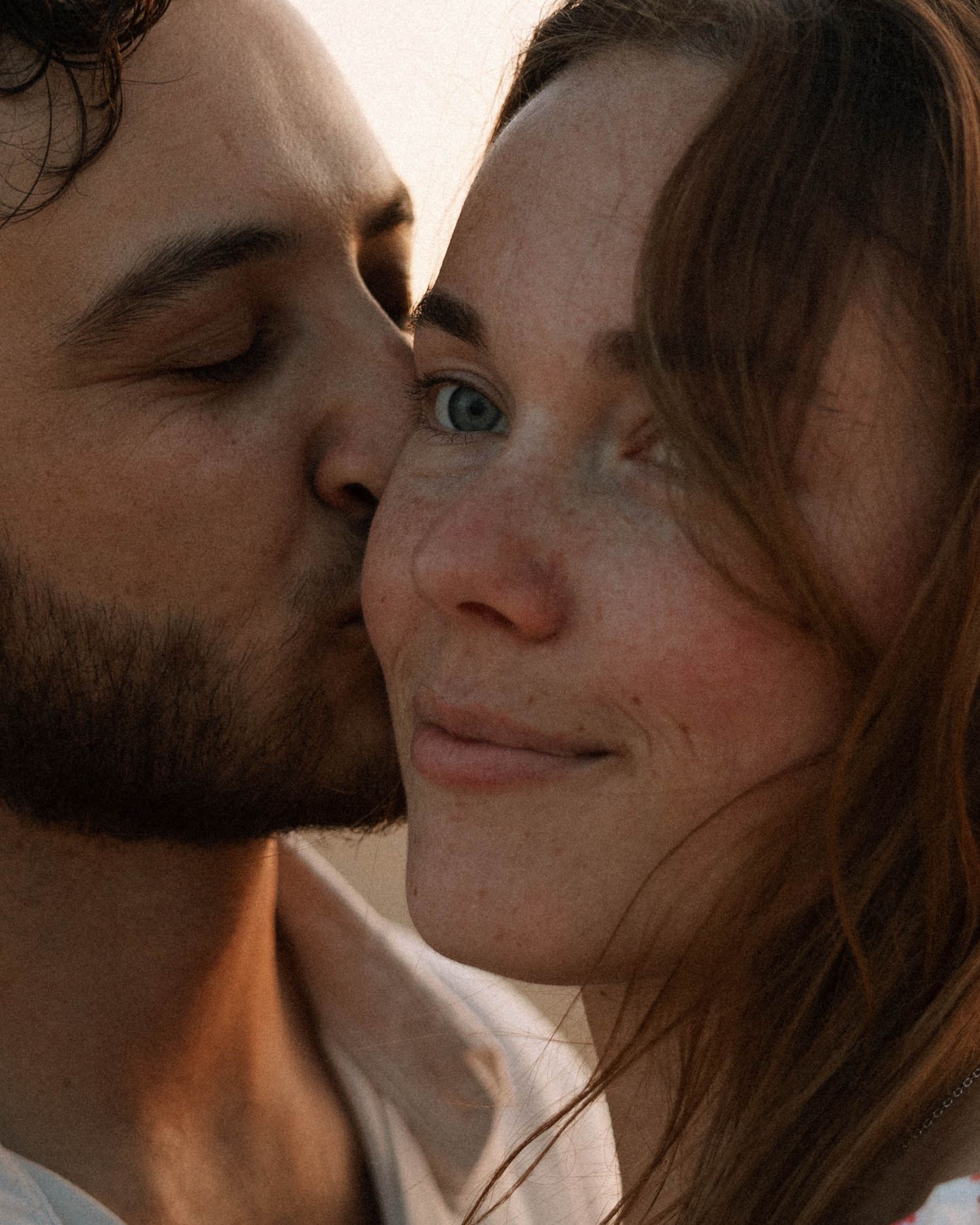 Virginia Beach wedding photographer photographs couples session with dogs.