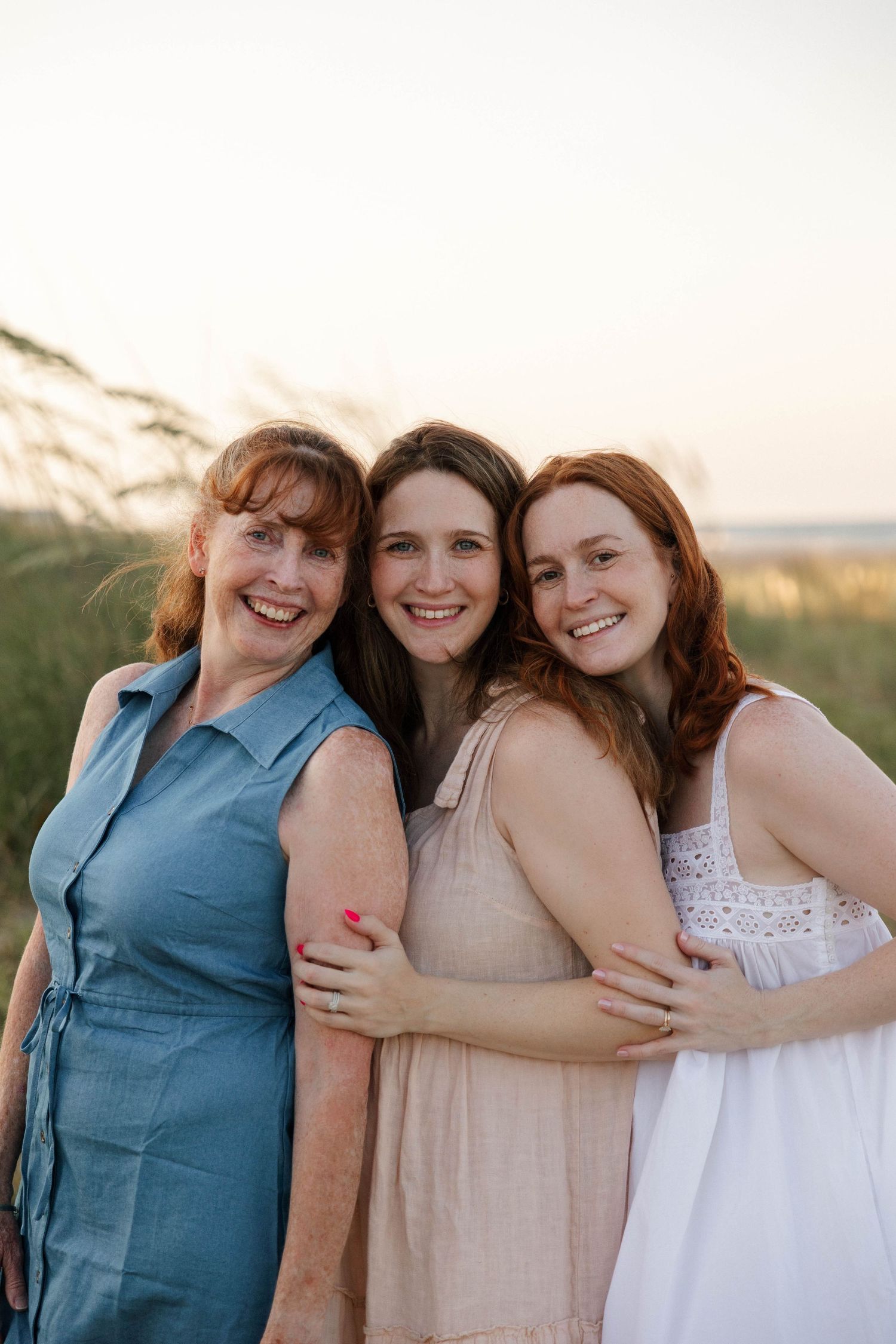 Virginia Beach family photographer captures extended family photos in Sandbridge VA
