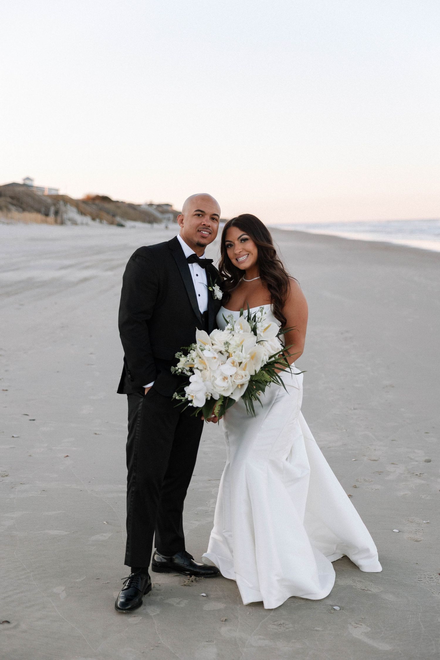 Virginia Beach wedding photographer intimate wedding in the outer banks, nc