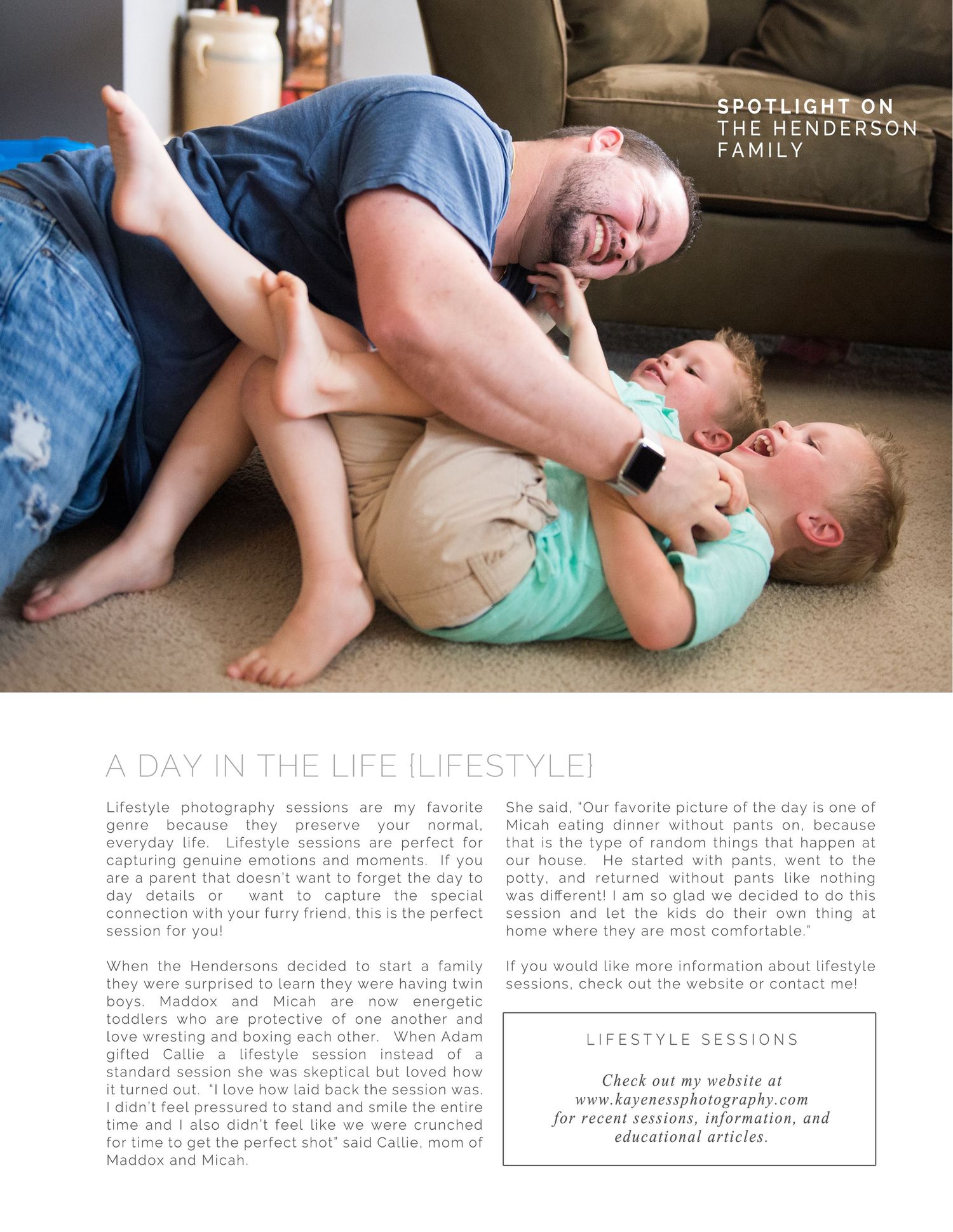 Lifestyle photography session showing candid family moments playing on the floor.