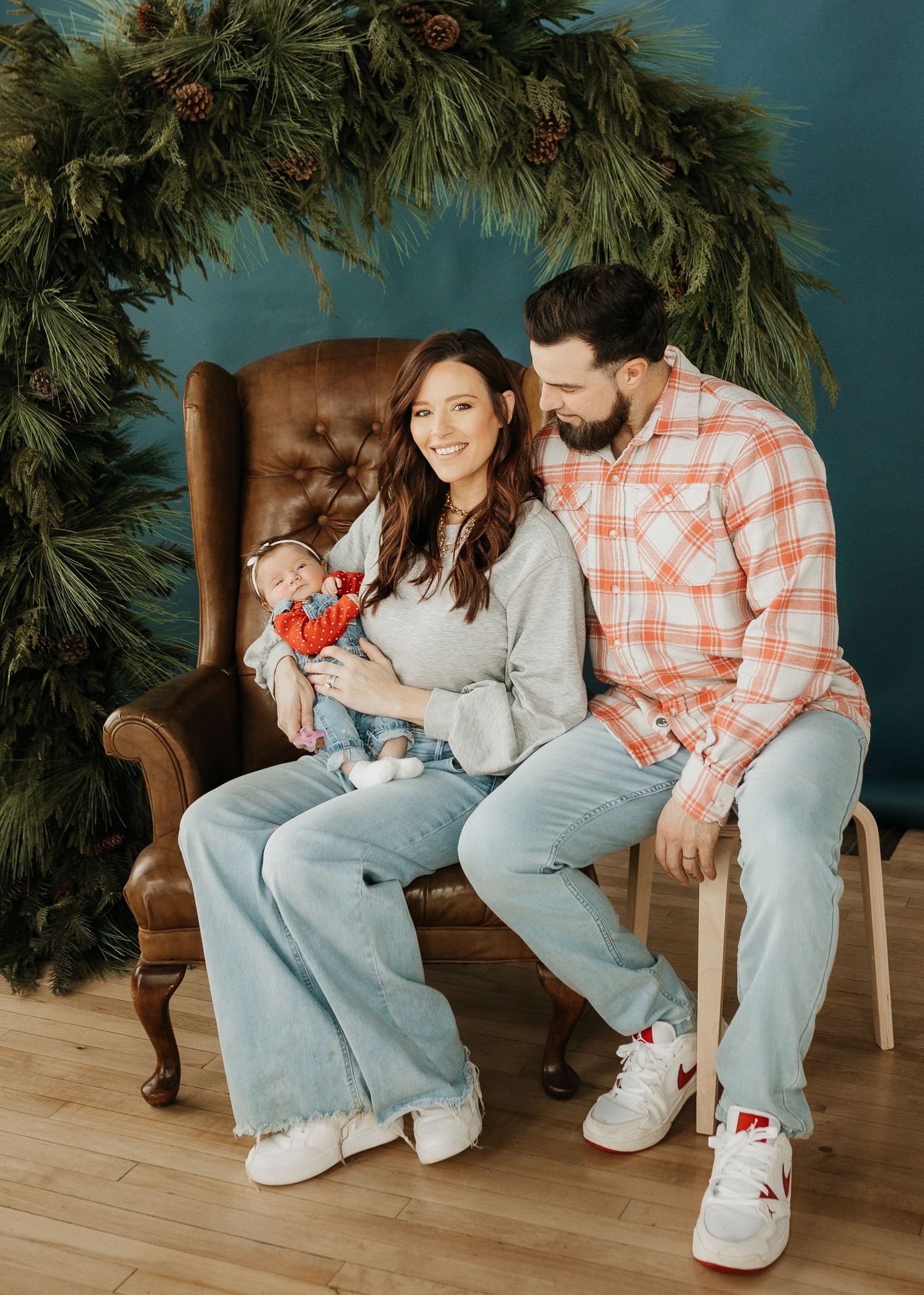 Mini photography session with Catie K Photography in natural light studio