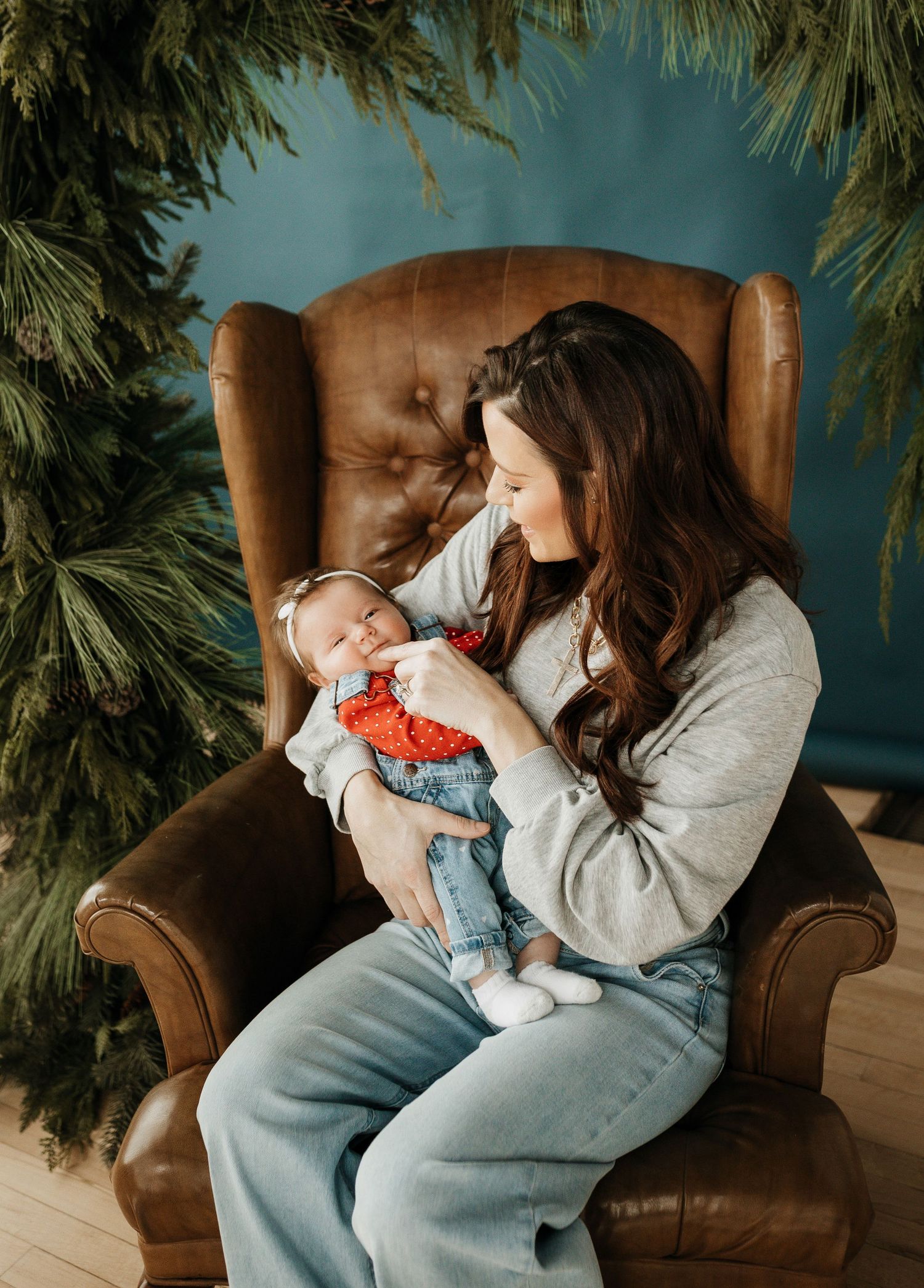 Mini photography session with Catie K Photography in natural light studio