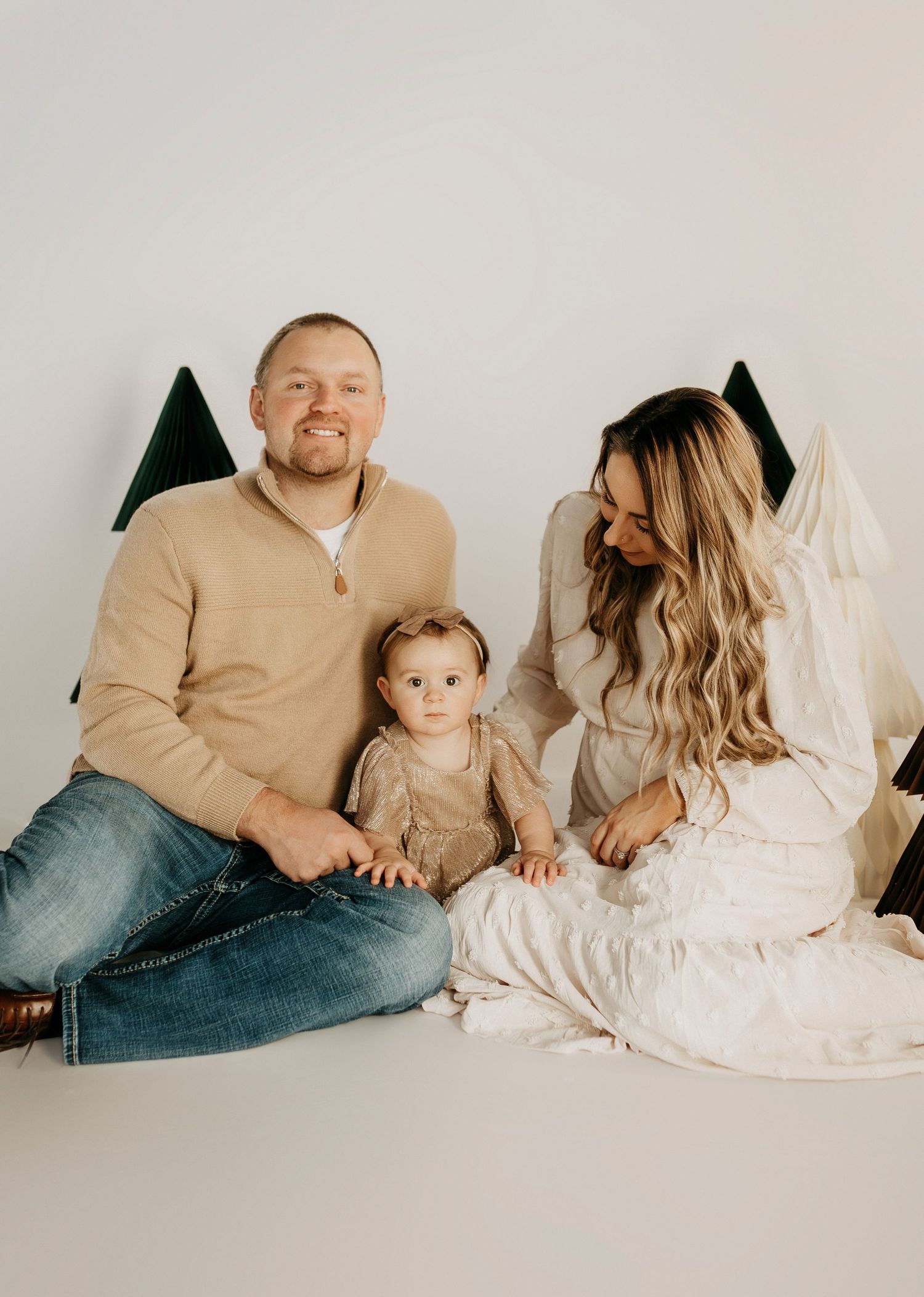 Mini photography session with Catie K Photography in natural light studio