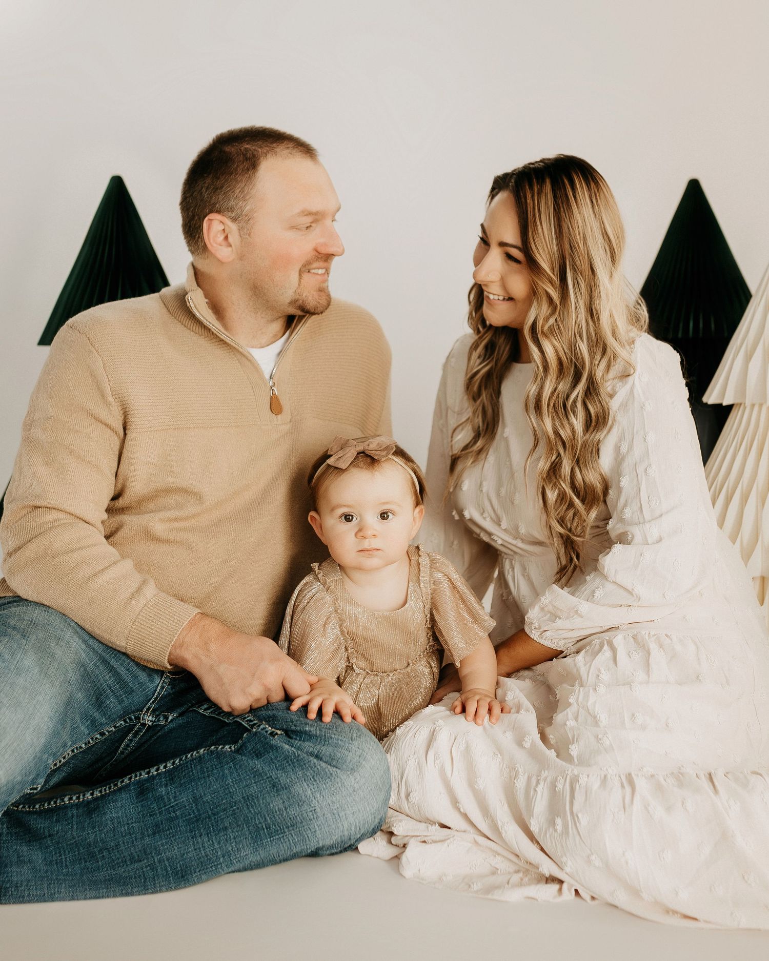 Mini photography session with Catie K Photography in natural light studio