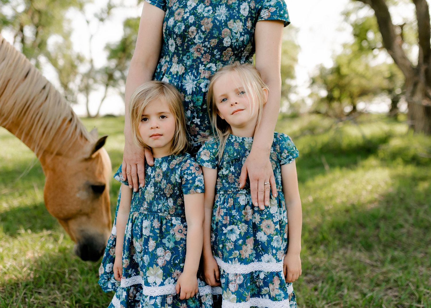 Candid family portrait with natural light and movement in south dakota