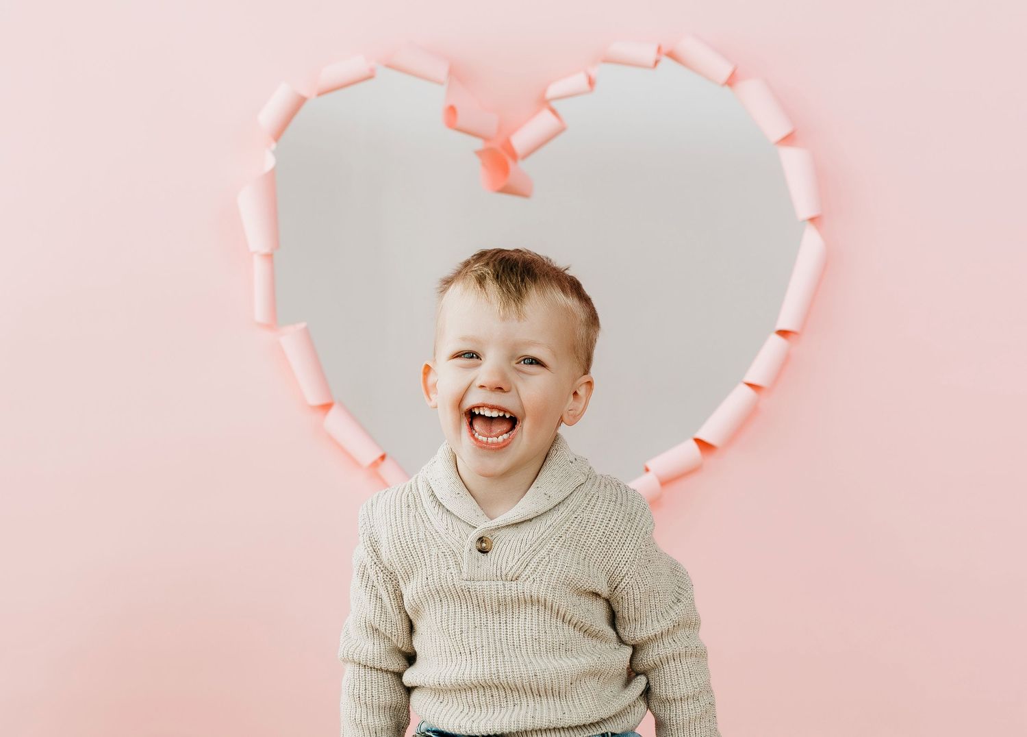 Mini photography session with Catie K Photography in natural light studio