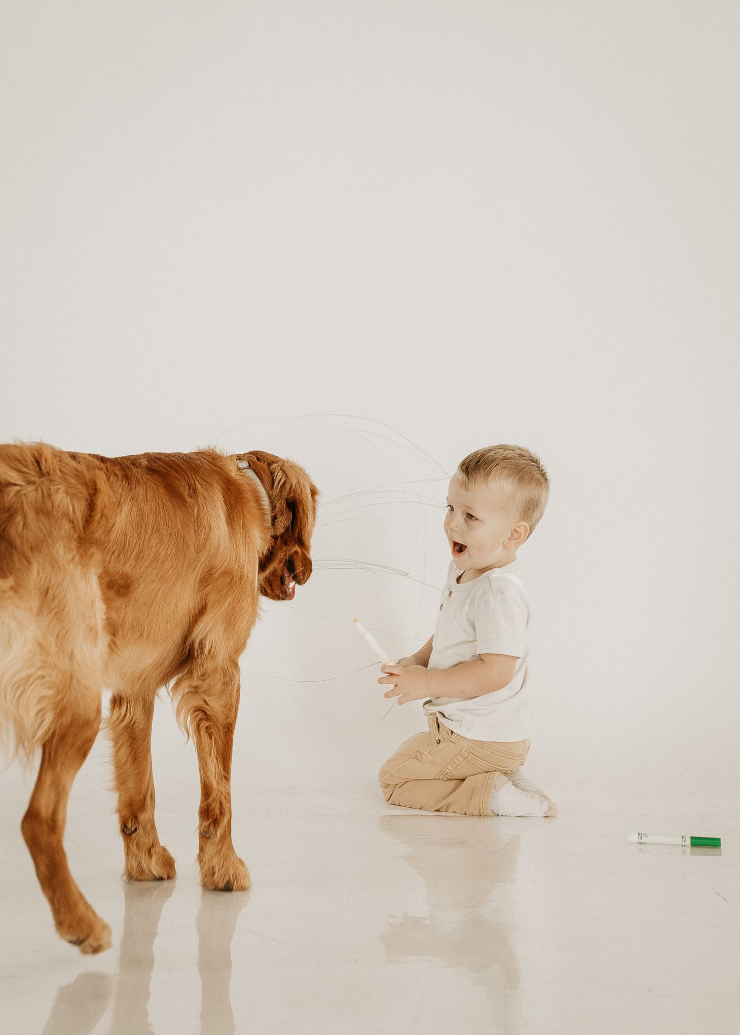 Mini photography session with Catie K Photography in natural light studio