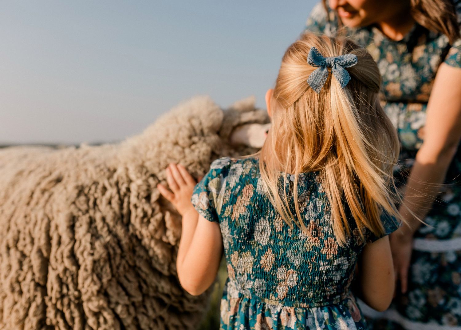Candid family portrait with natural light and movement in south dakota