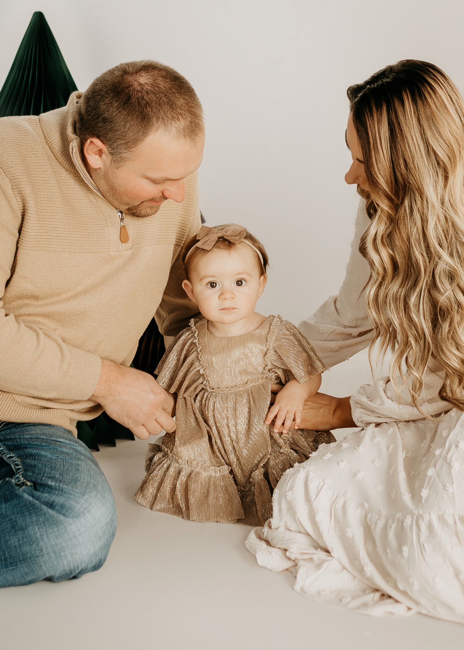 Mini photography session with Catie K Photography in natural light studio