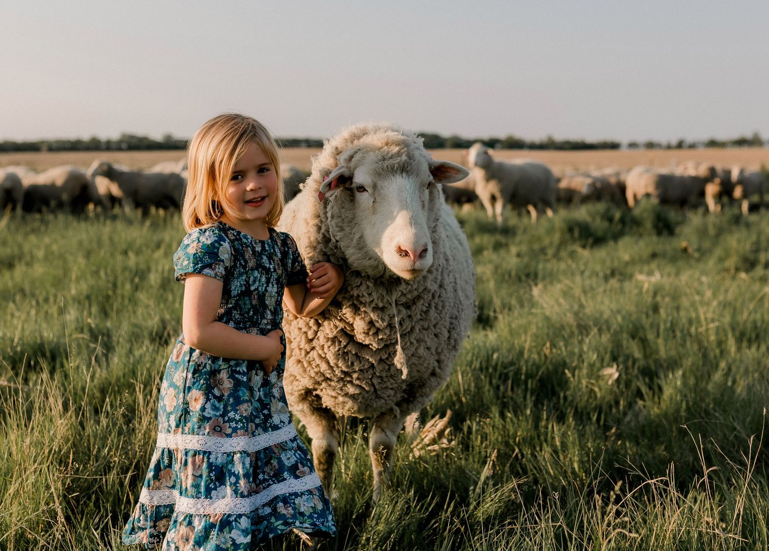 Candid family portrait with natural light and movement in south dakota