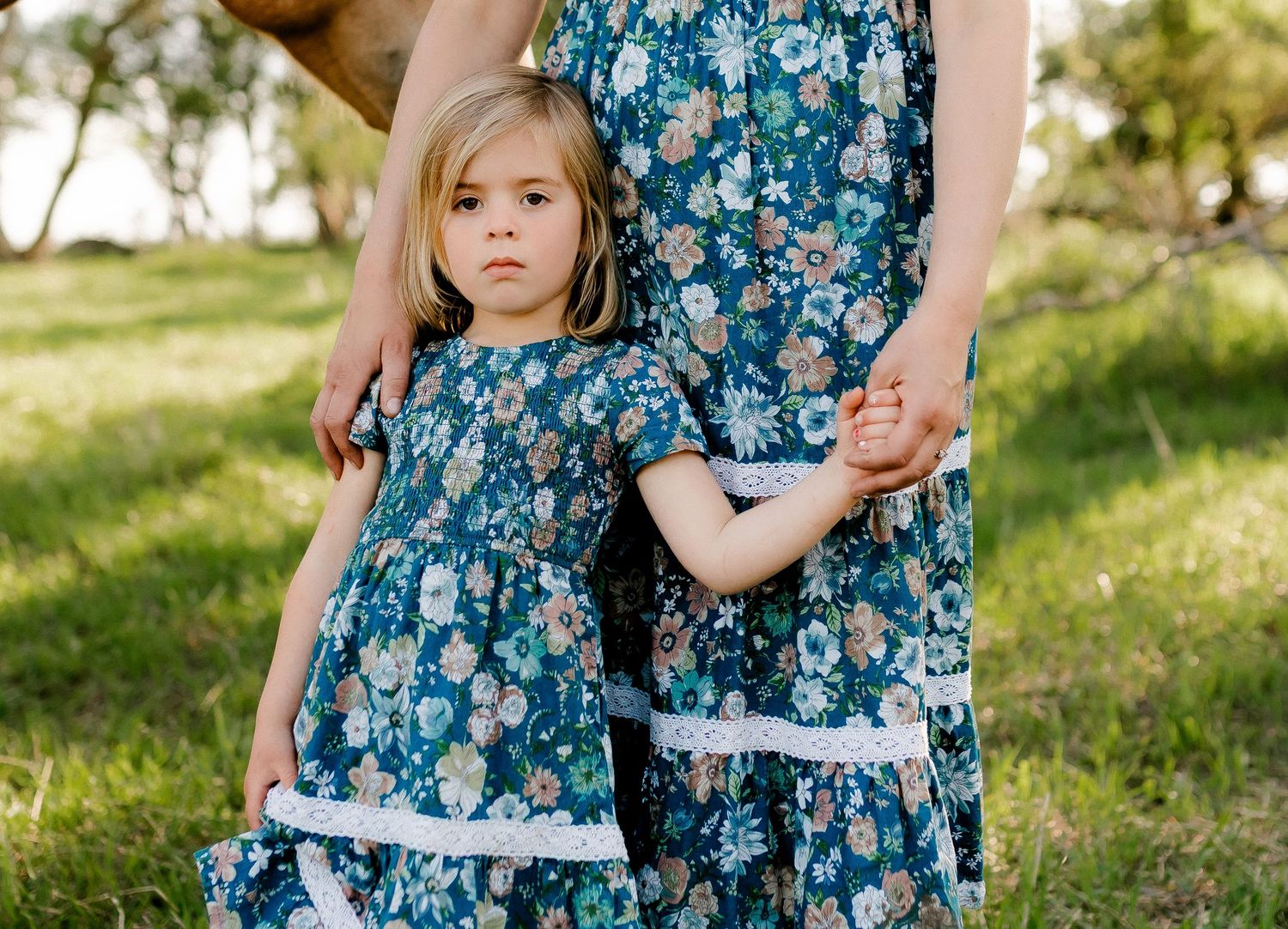 Candid family portrait with natural light and movement in south dakota