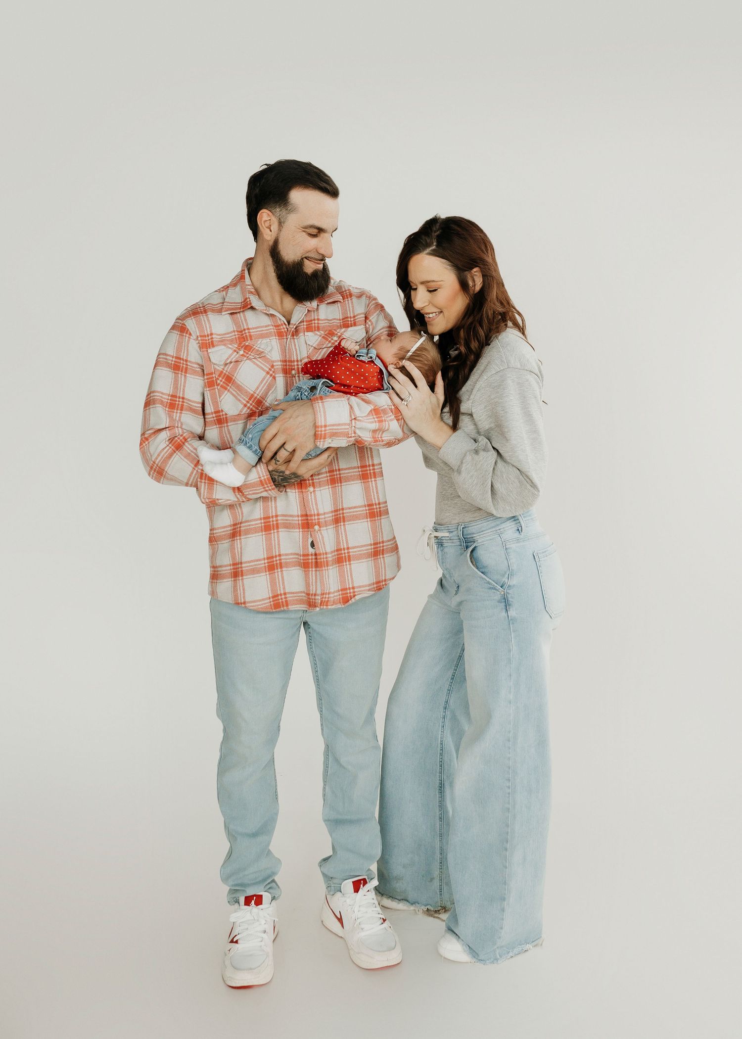 Mini photography session with Catie K Photography in natural light studio