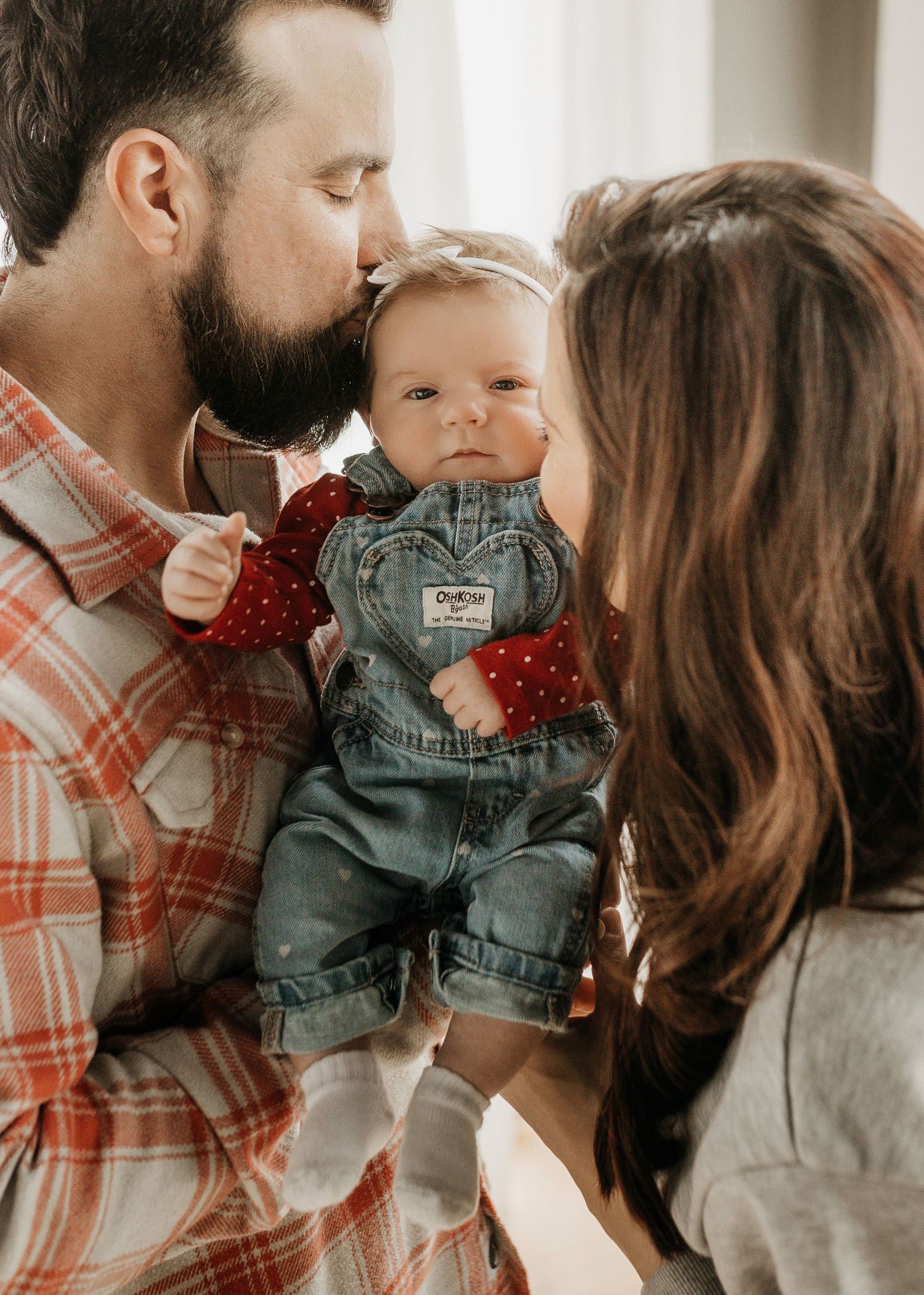 studio session in clark south dakota with a cute baby in christmas  outfits